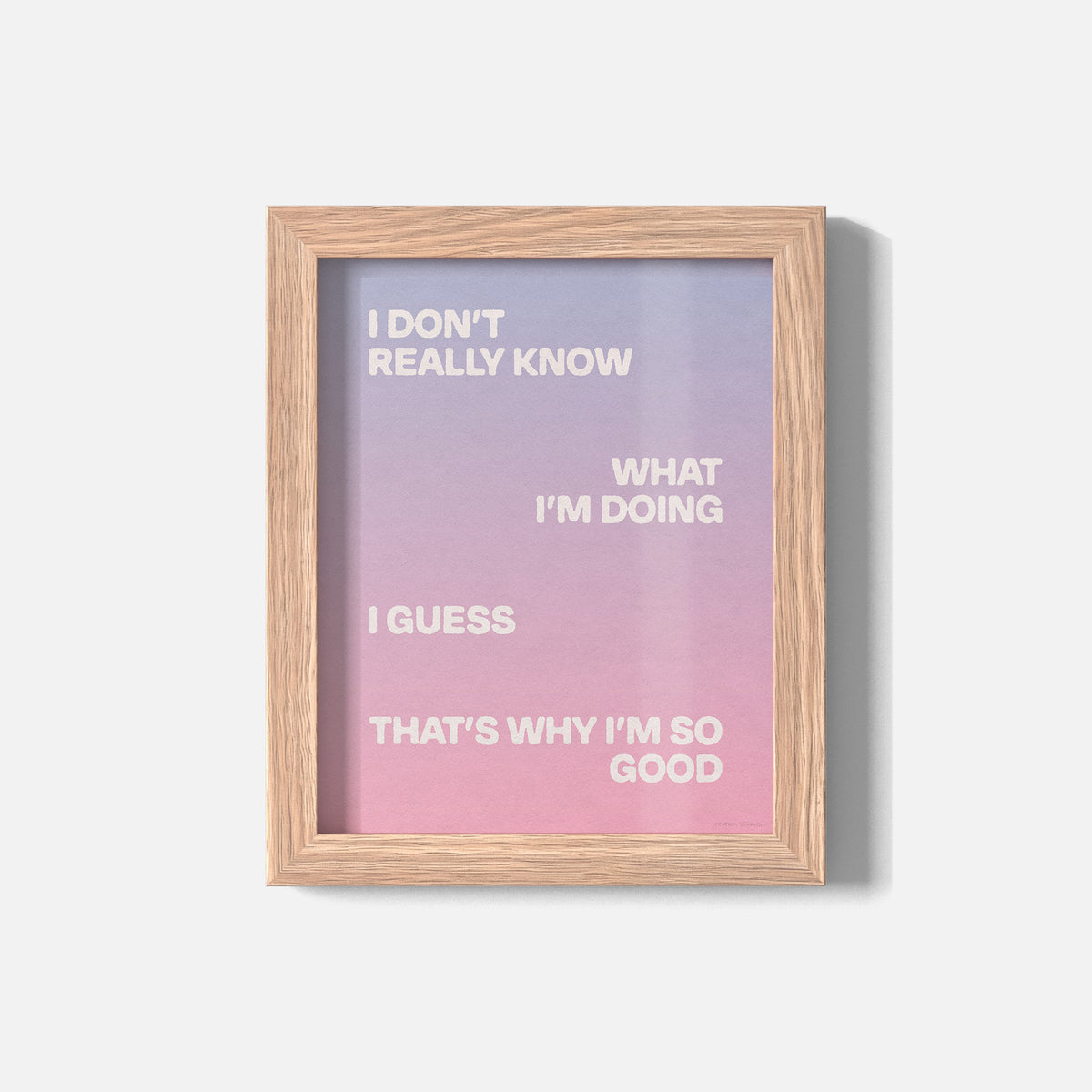 GOOD PRINT