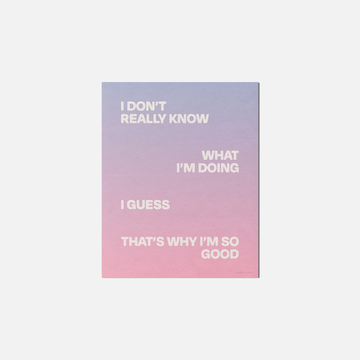 GOOD PRINT