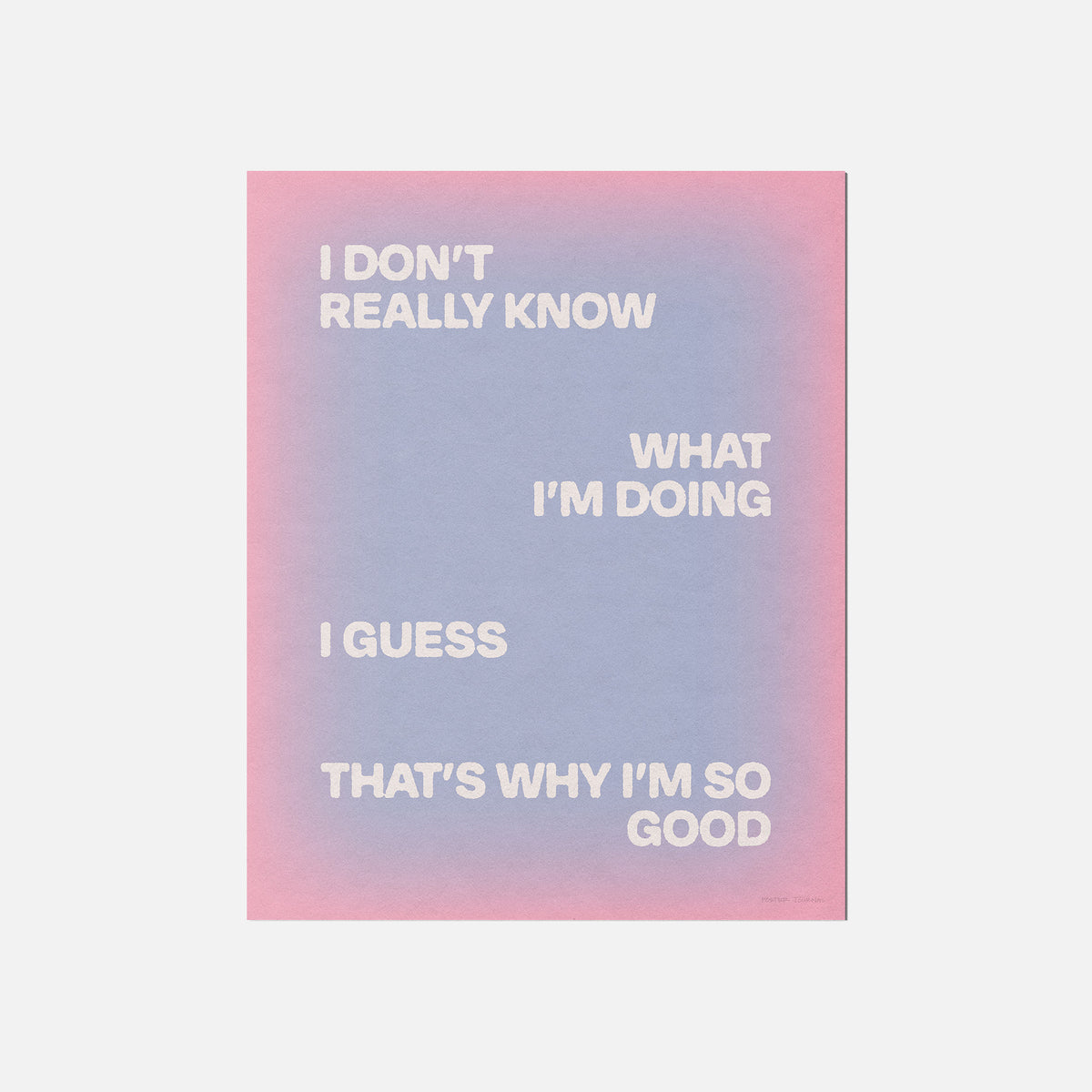GOOD PRINT