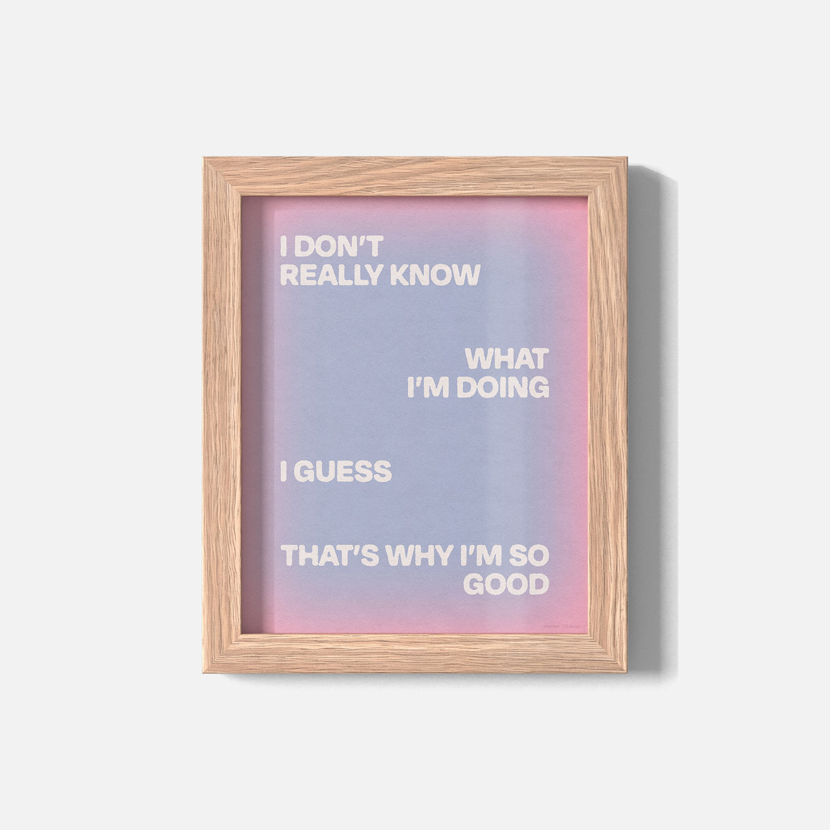 GOOD PRINT
