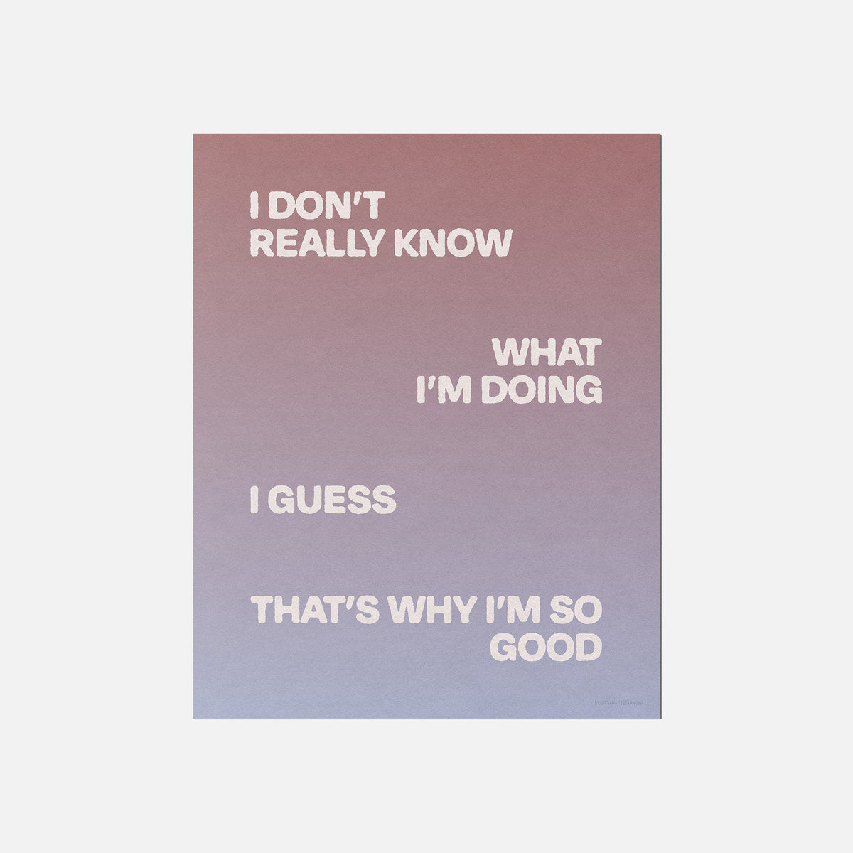 GOOD PRINT
