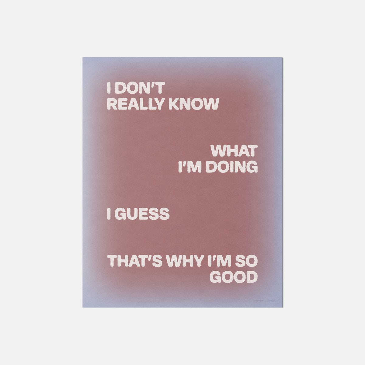 GOOD PRINT