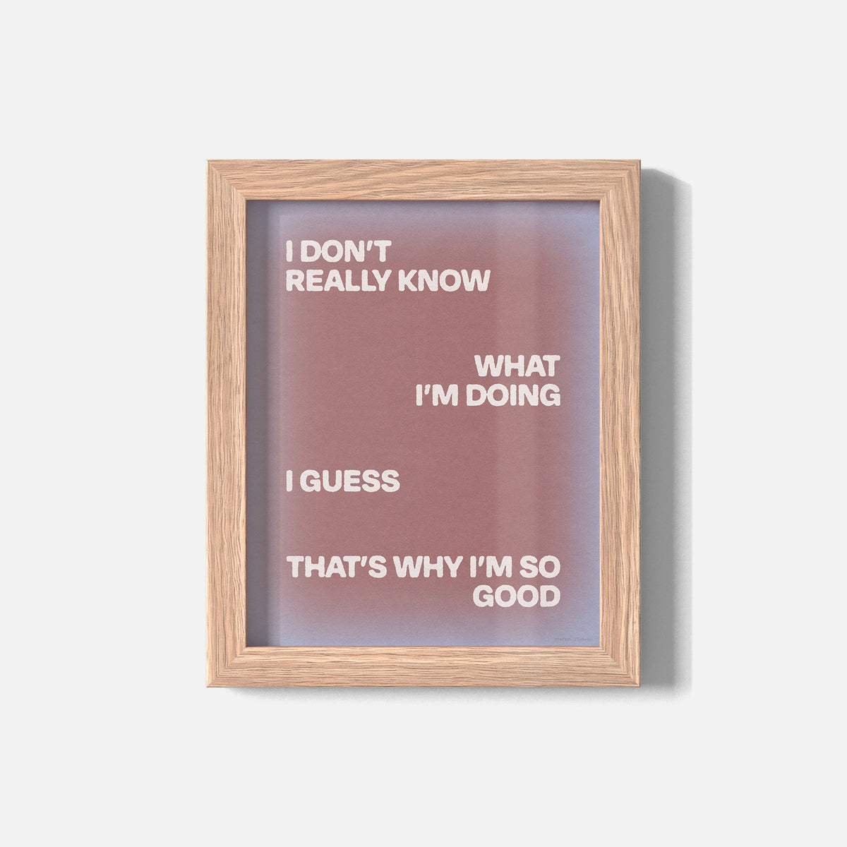 GOOD PRINT