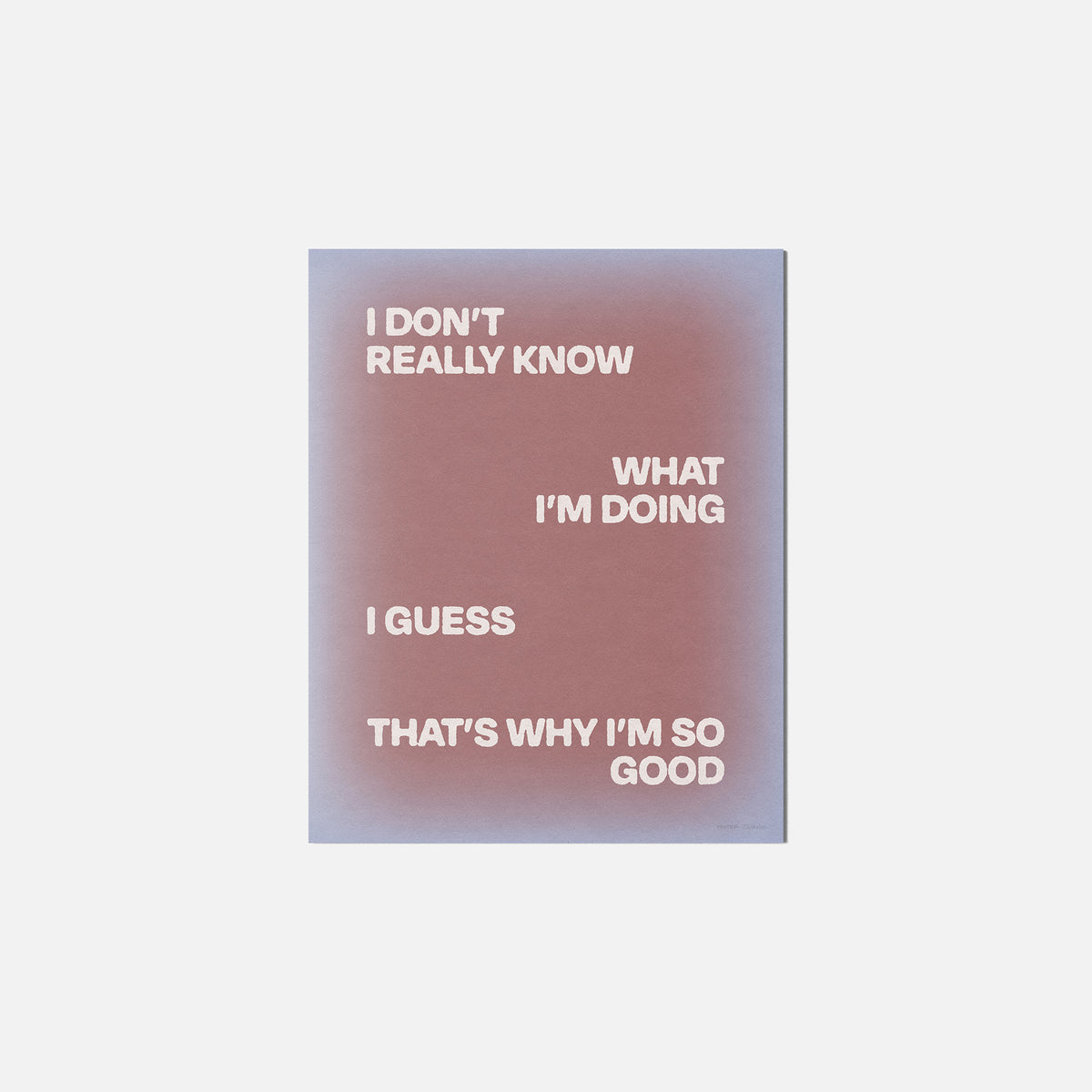 GOOD PRINT