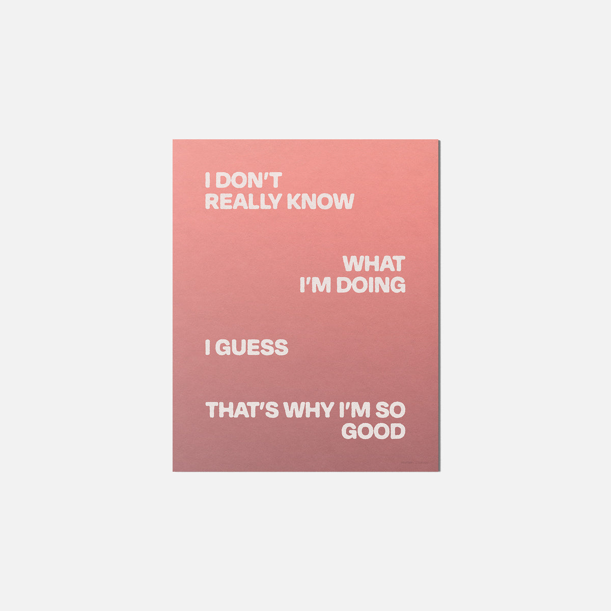 GOOD PRINT
