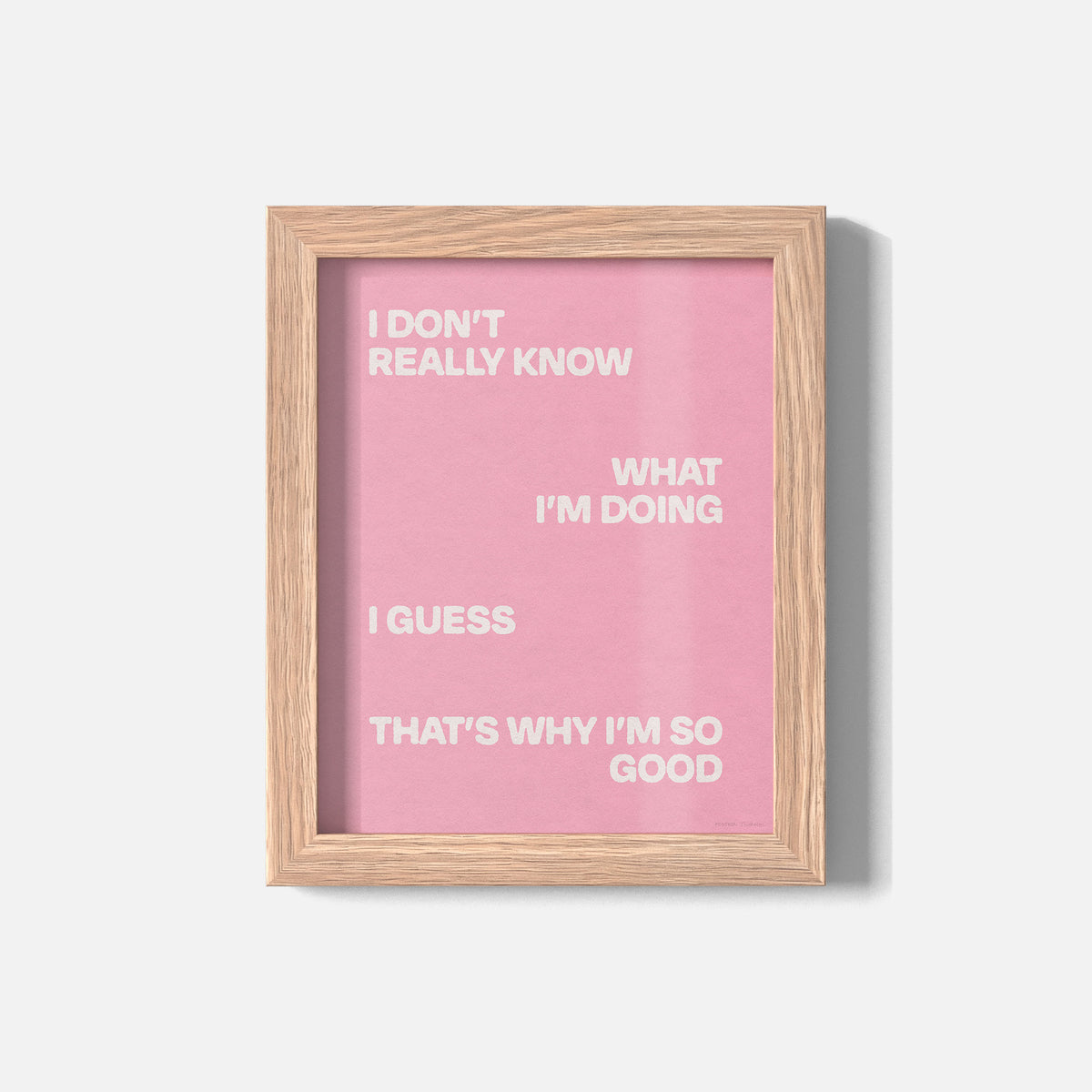 GOOD PRINT