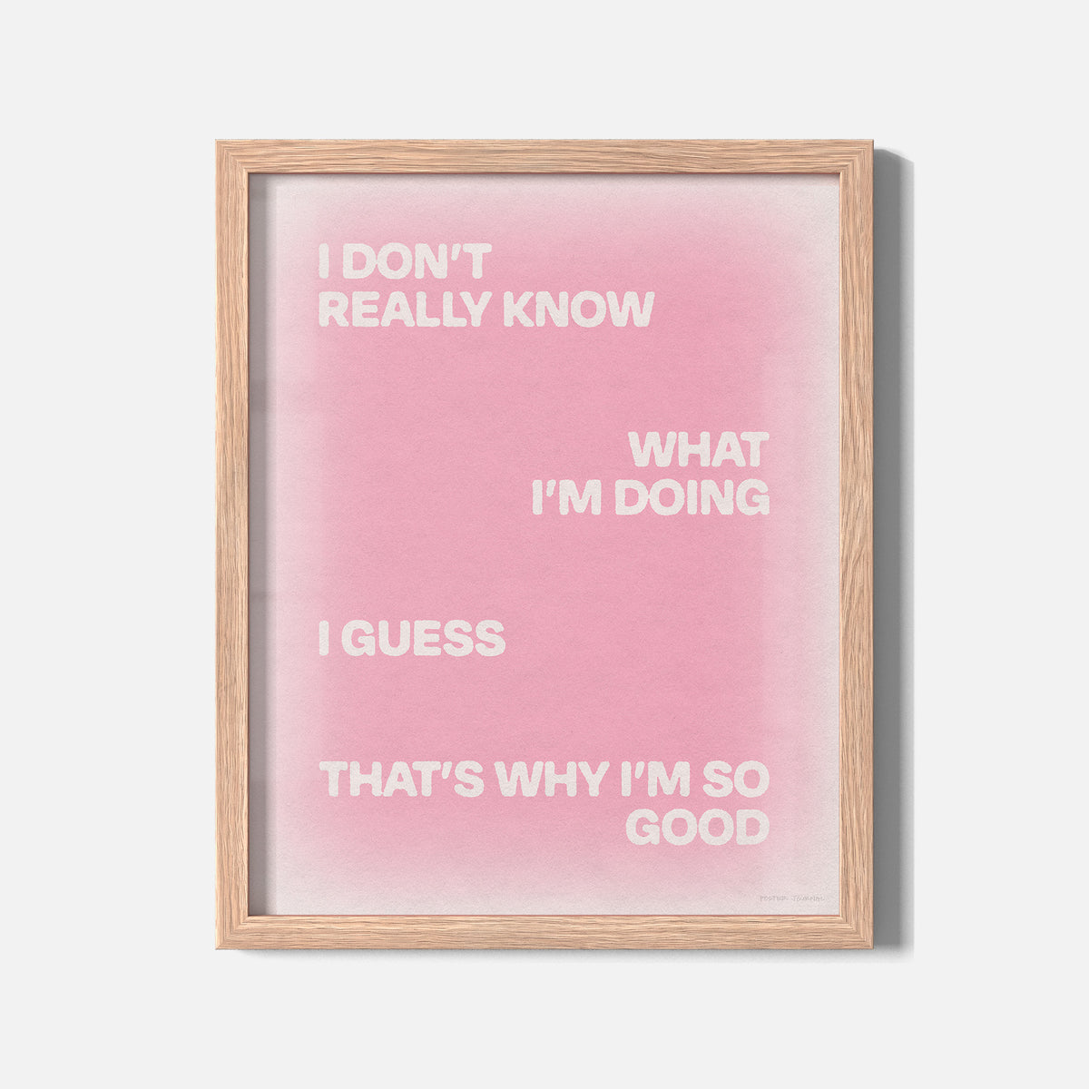 GOOD PRINT