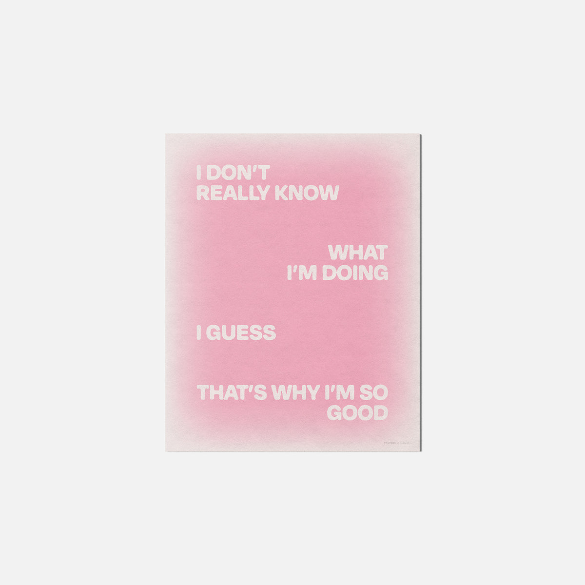 GOOD PRINT