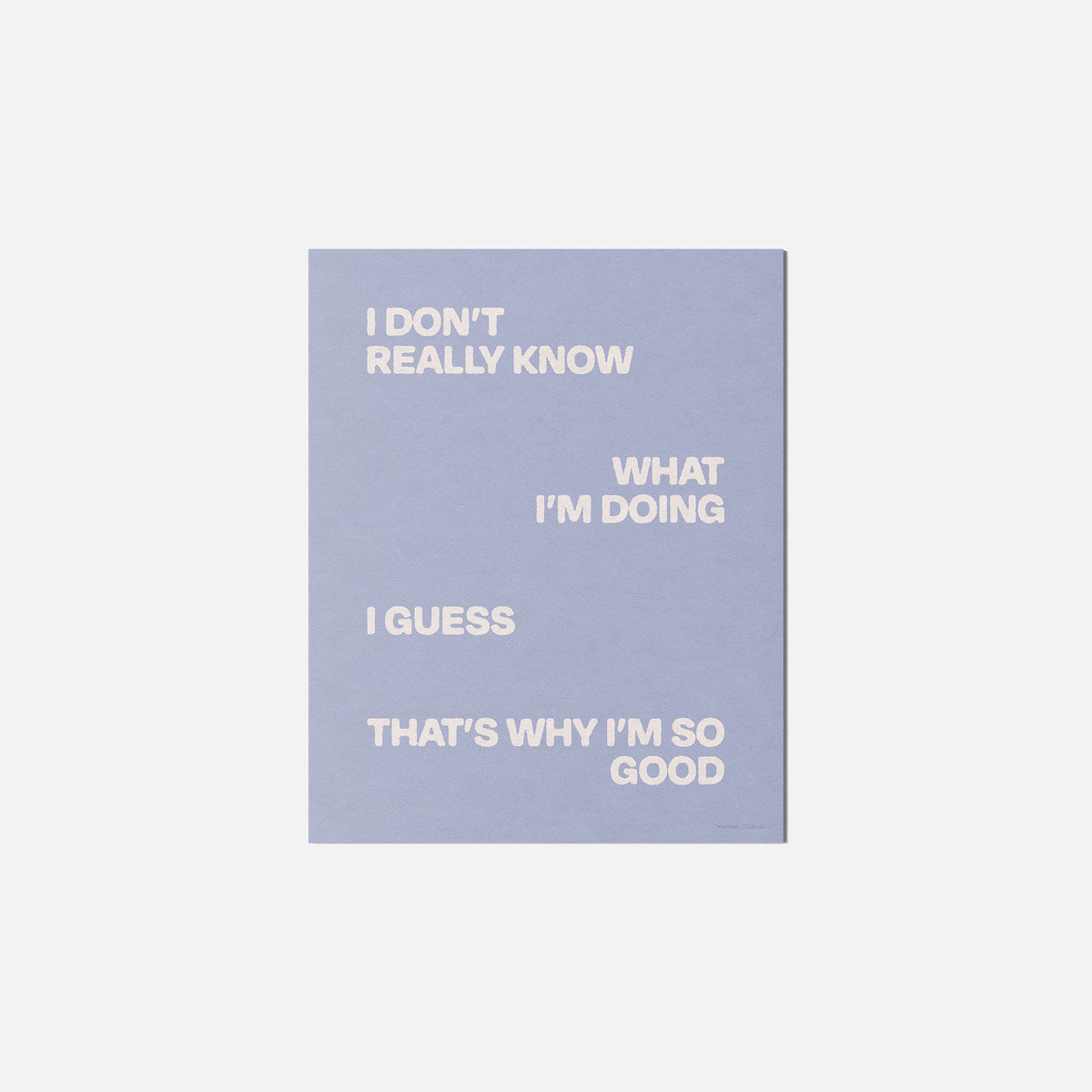 GOOD PRINT