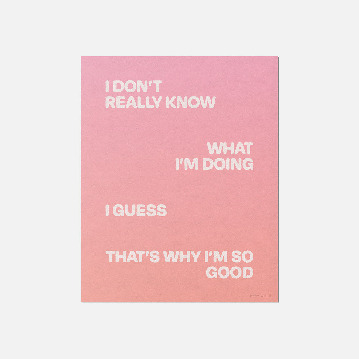 GOOD PRINT