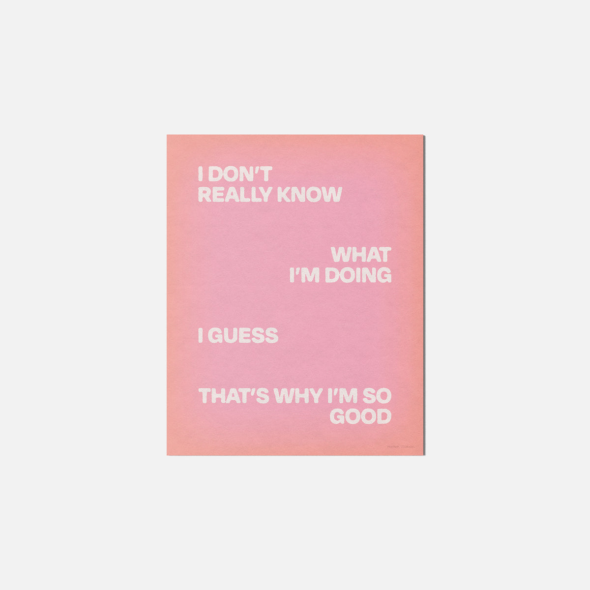 GOOD PRINT