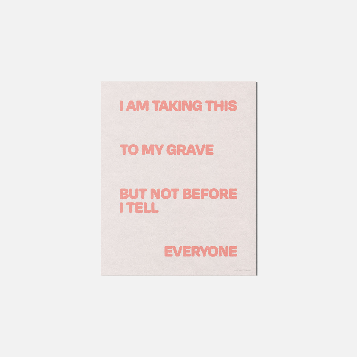 GRAVE PRINT