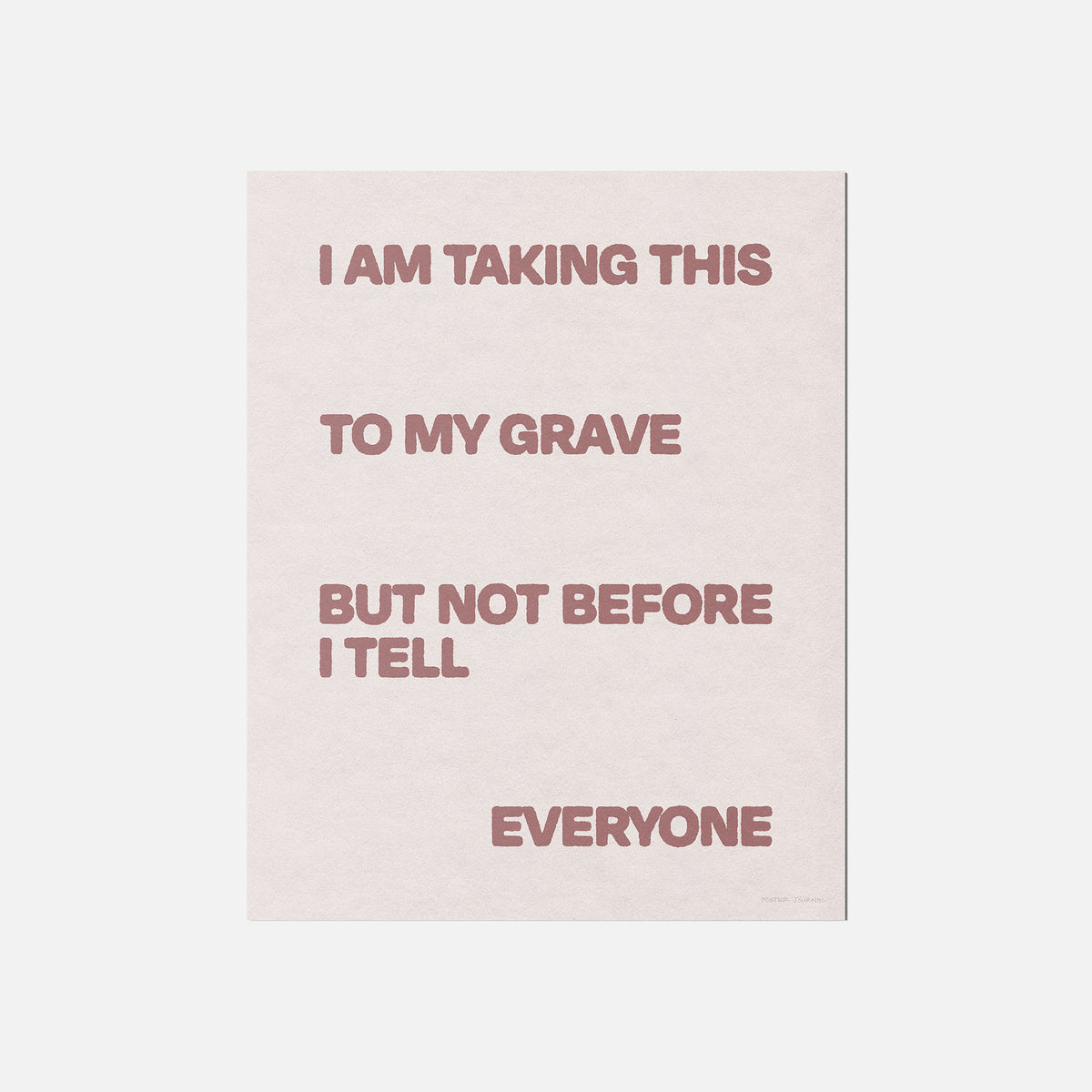 GRAVE PRINT