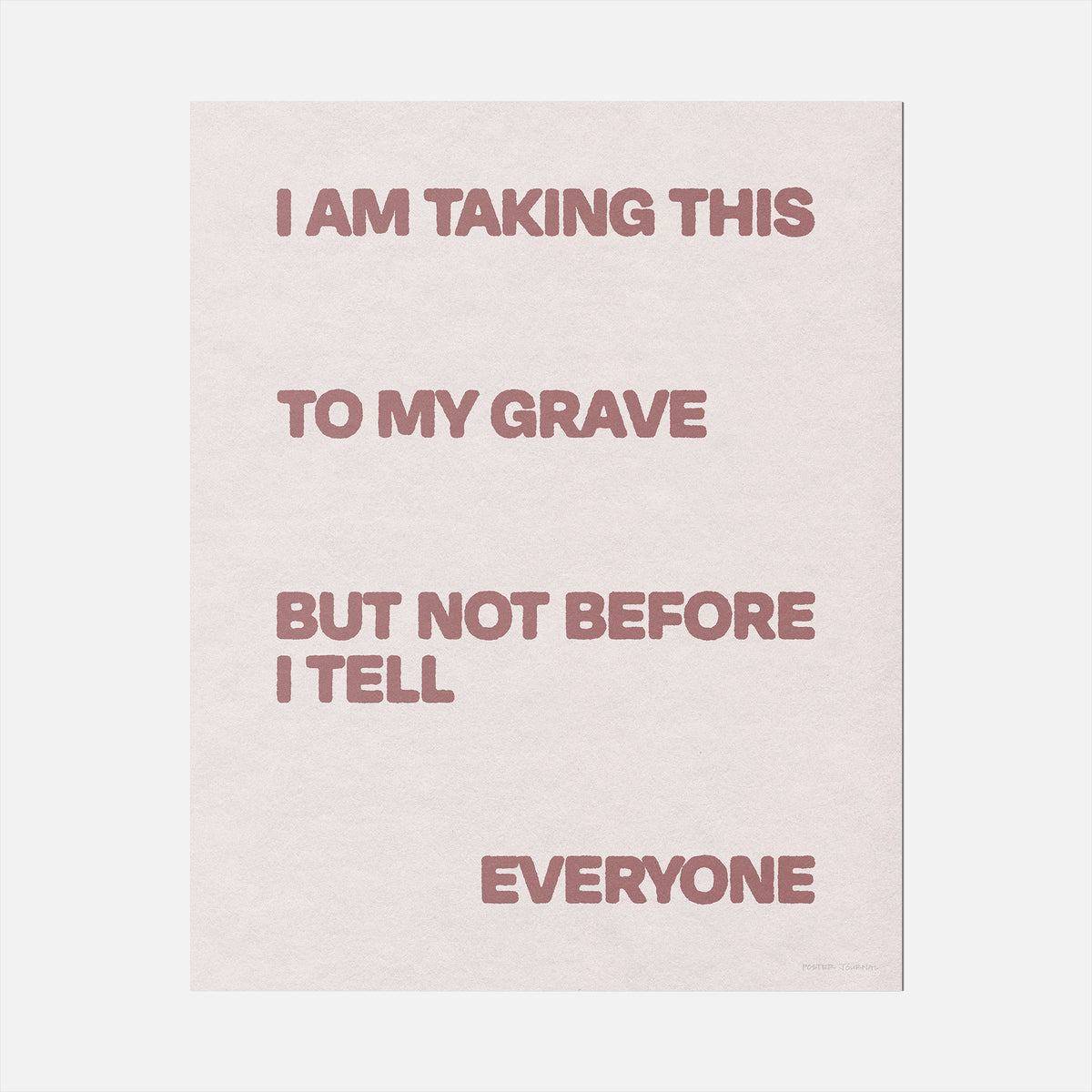 GRAVE PRINT