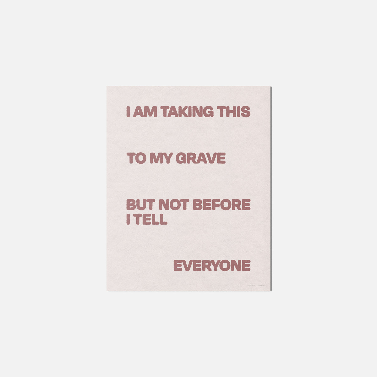 GRAVE PRINT