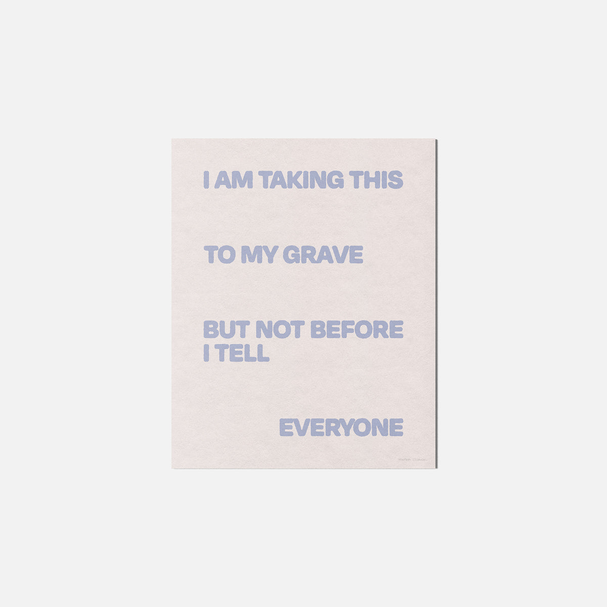 GRAVE PRINT
