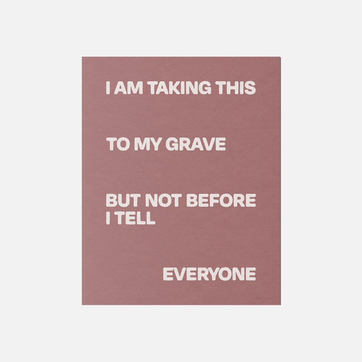 GRAVE PRINT