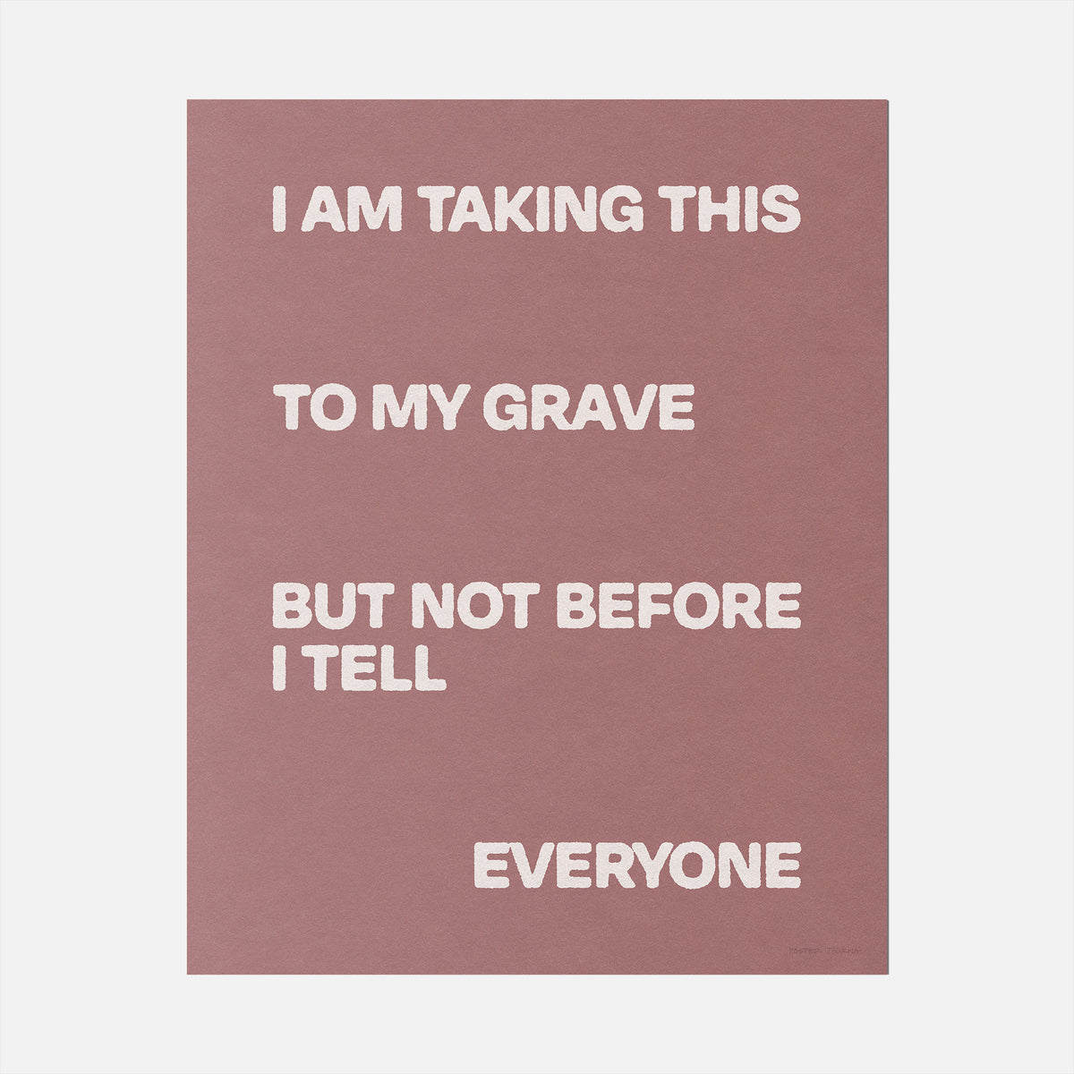 GRAVE PRINT