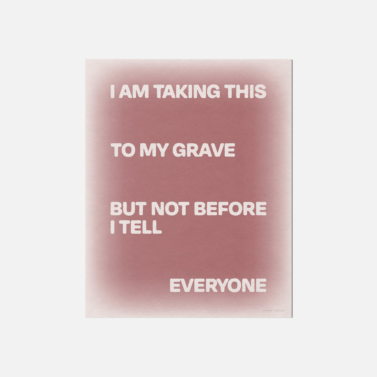 GRAVE PRINT