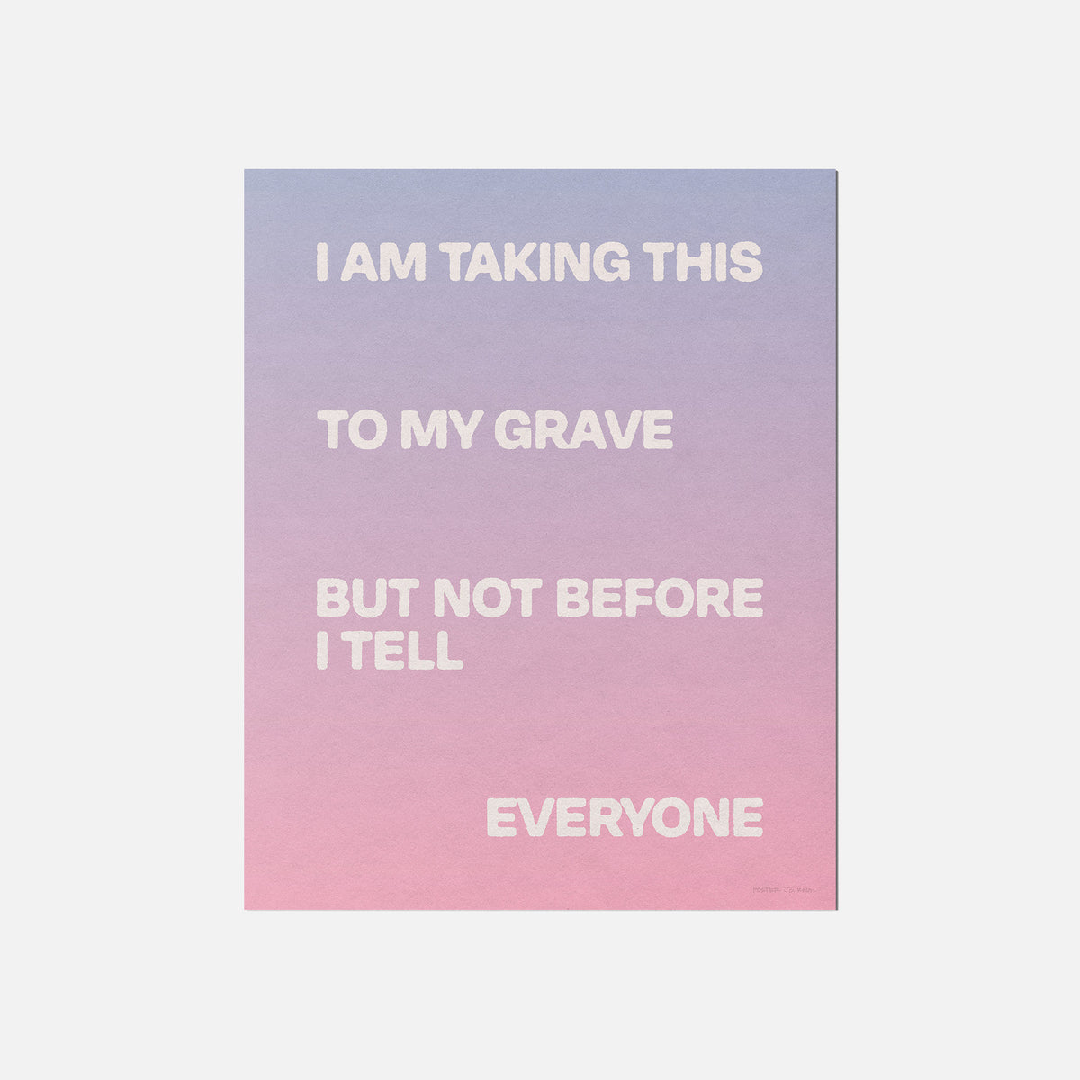 GRAVE PRINT