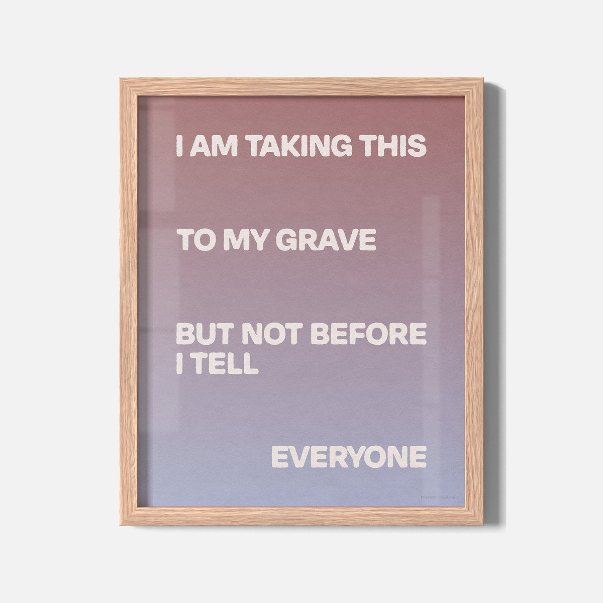 GRAVE PRINT