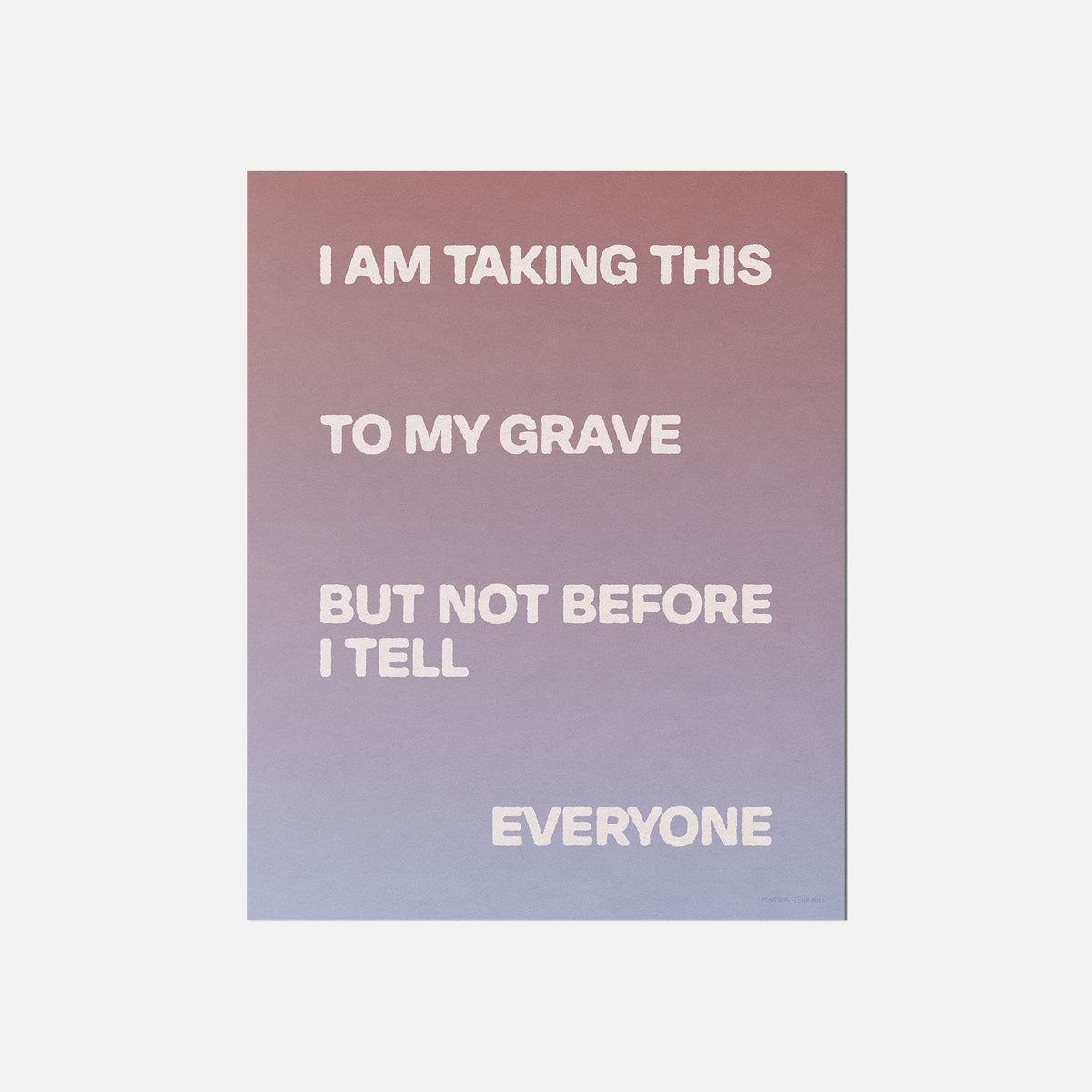 GRAVE PRINT