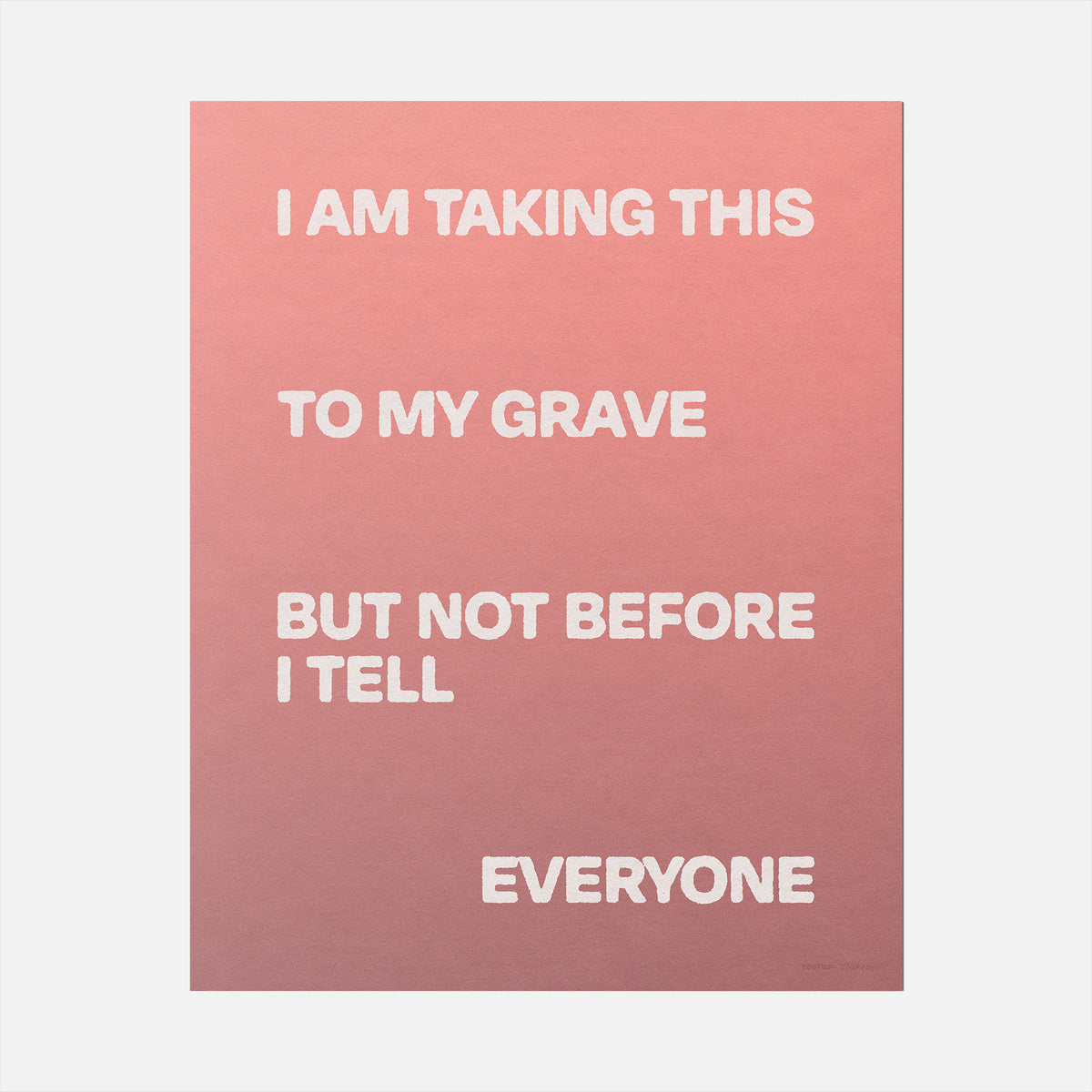 GRAVE PRINT