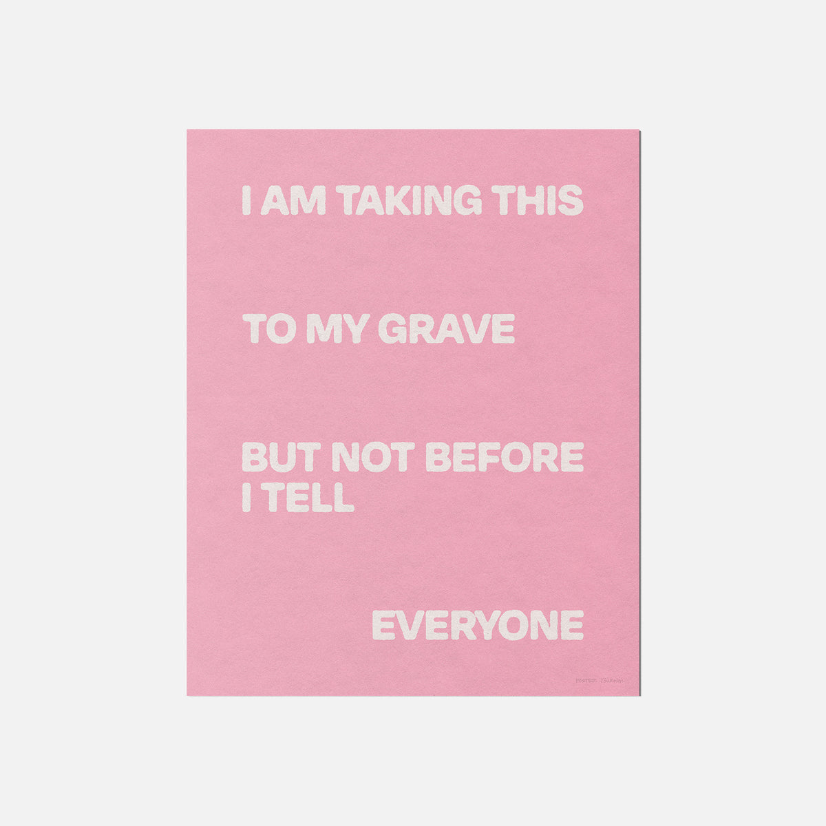 GRAVE PRINT