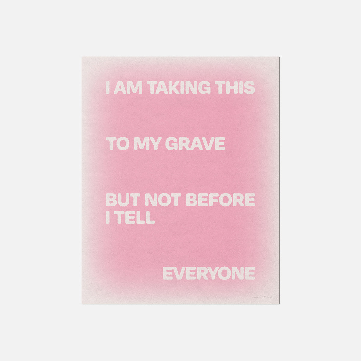 GRAVE PRINT