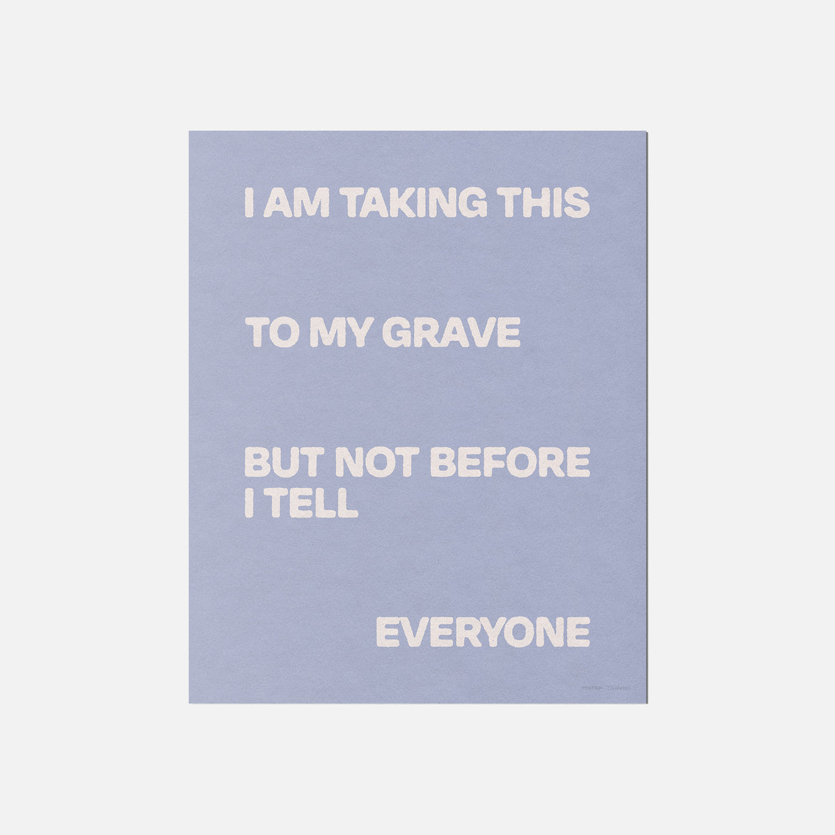 GRAVE PRINT