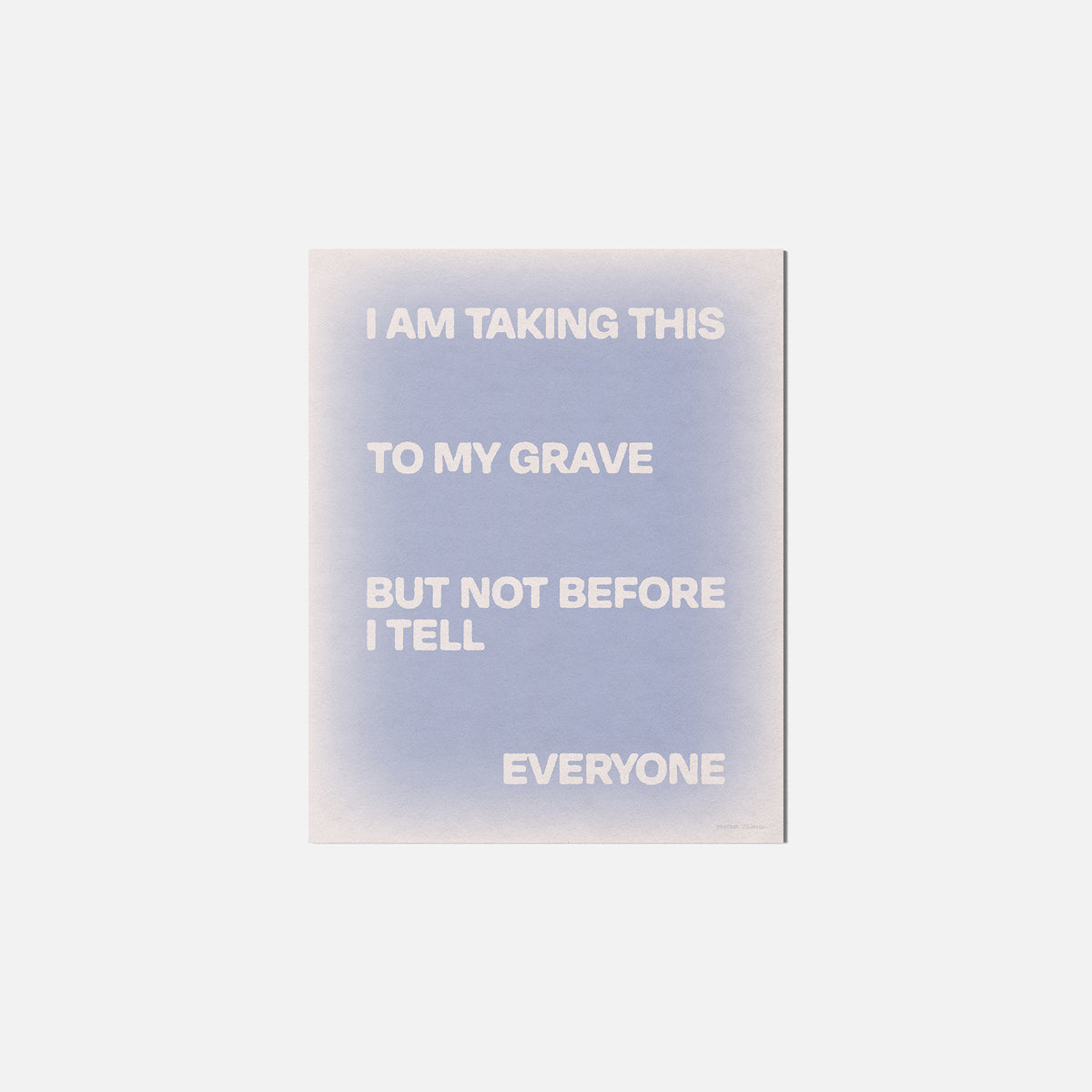 GRAVE PRINT