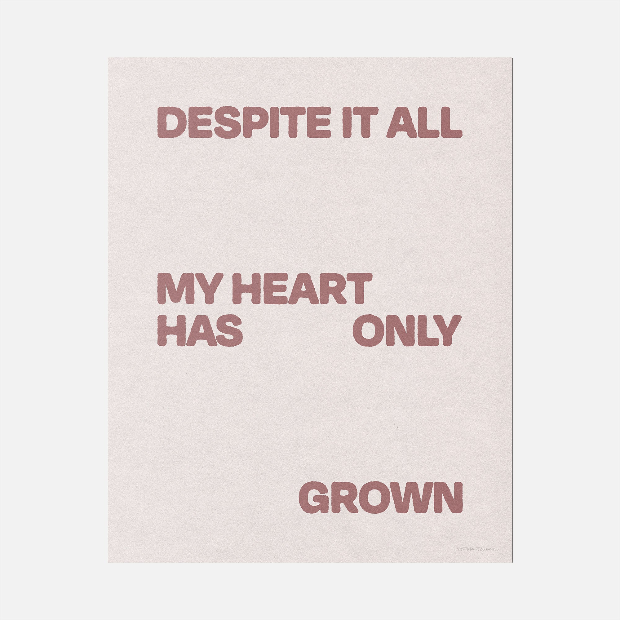 GROWN PRINT