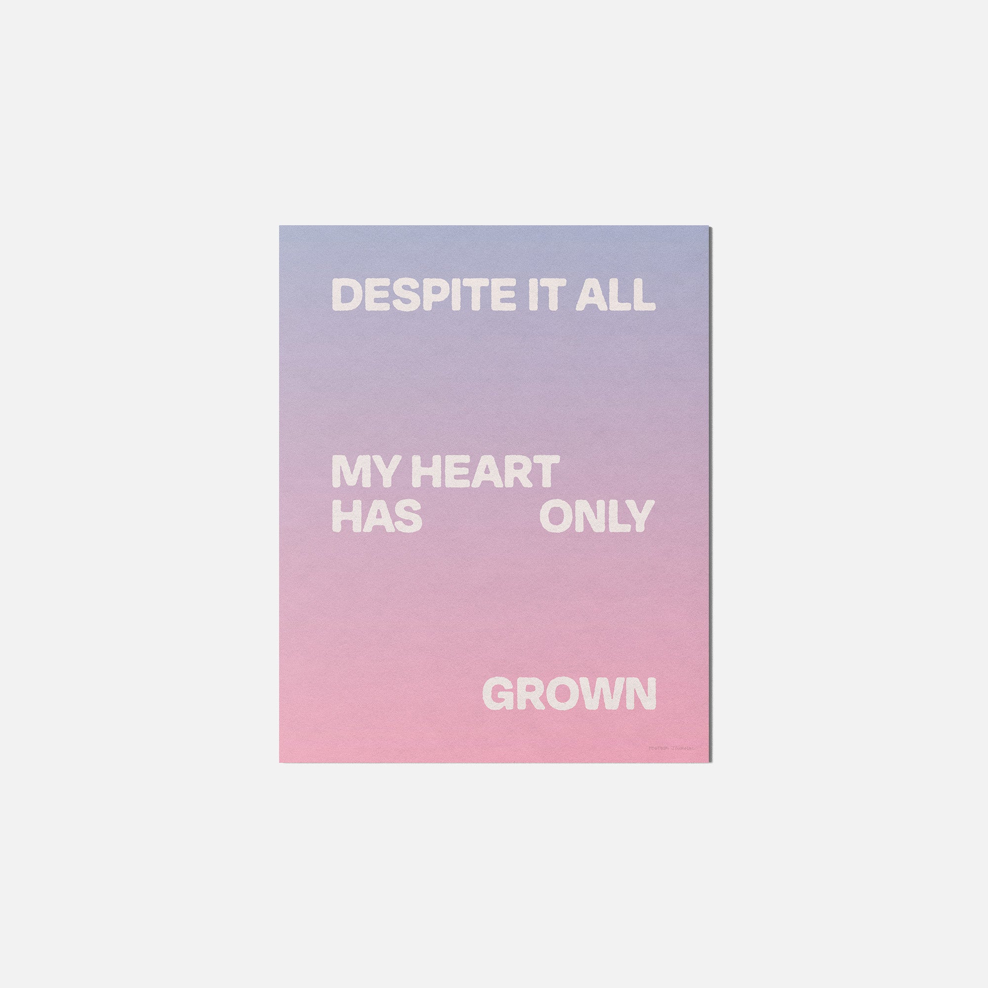 GROWN PRINT