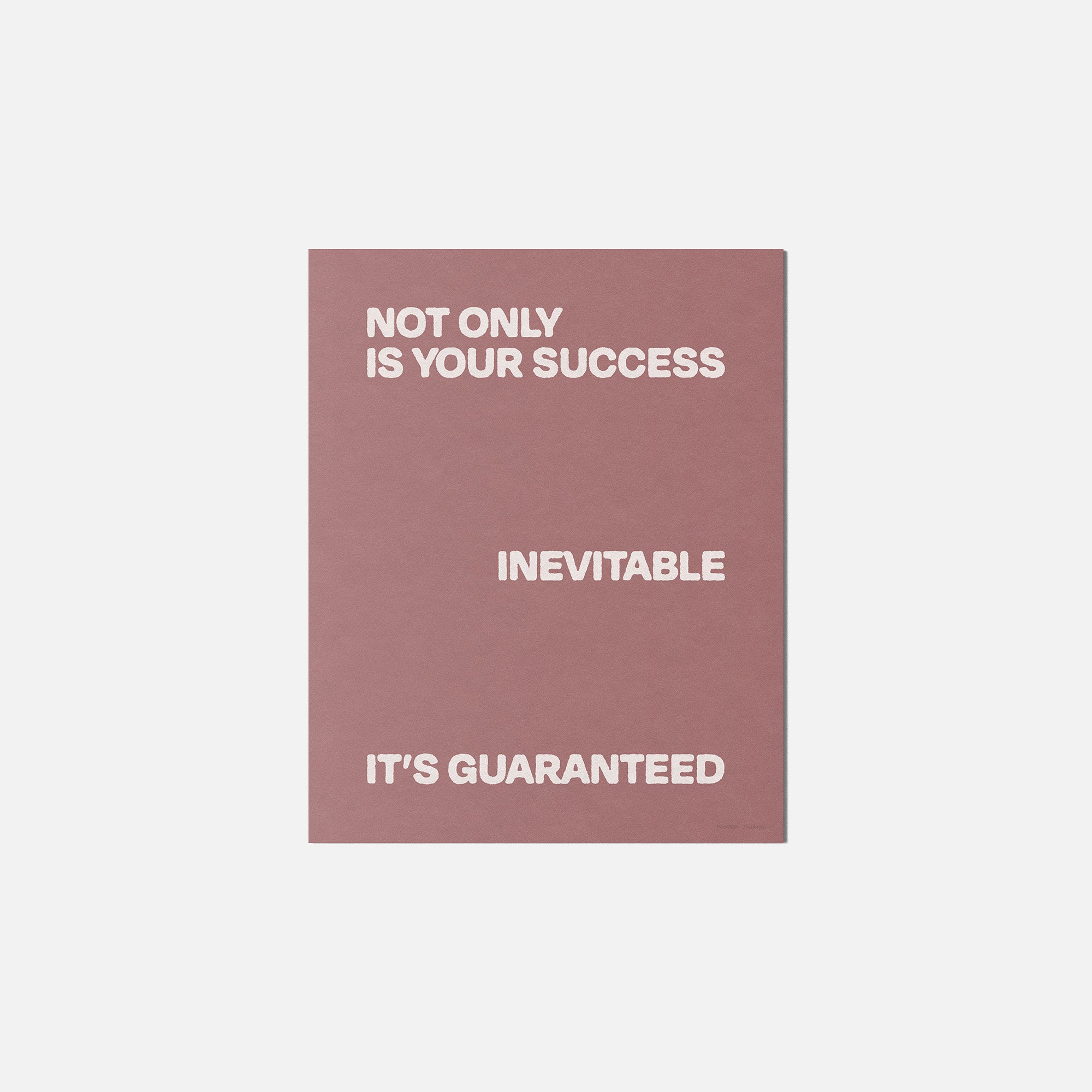GUARANTEED PRINT