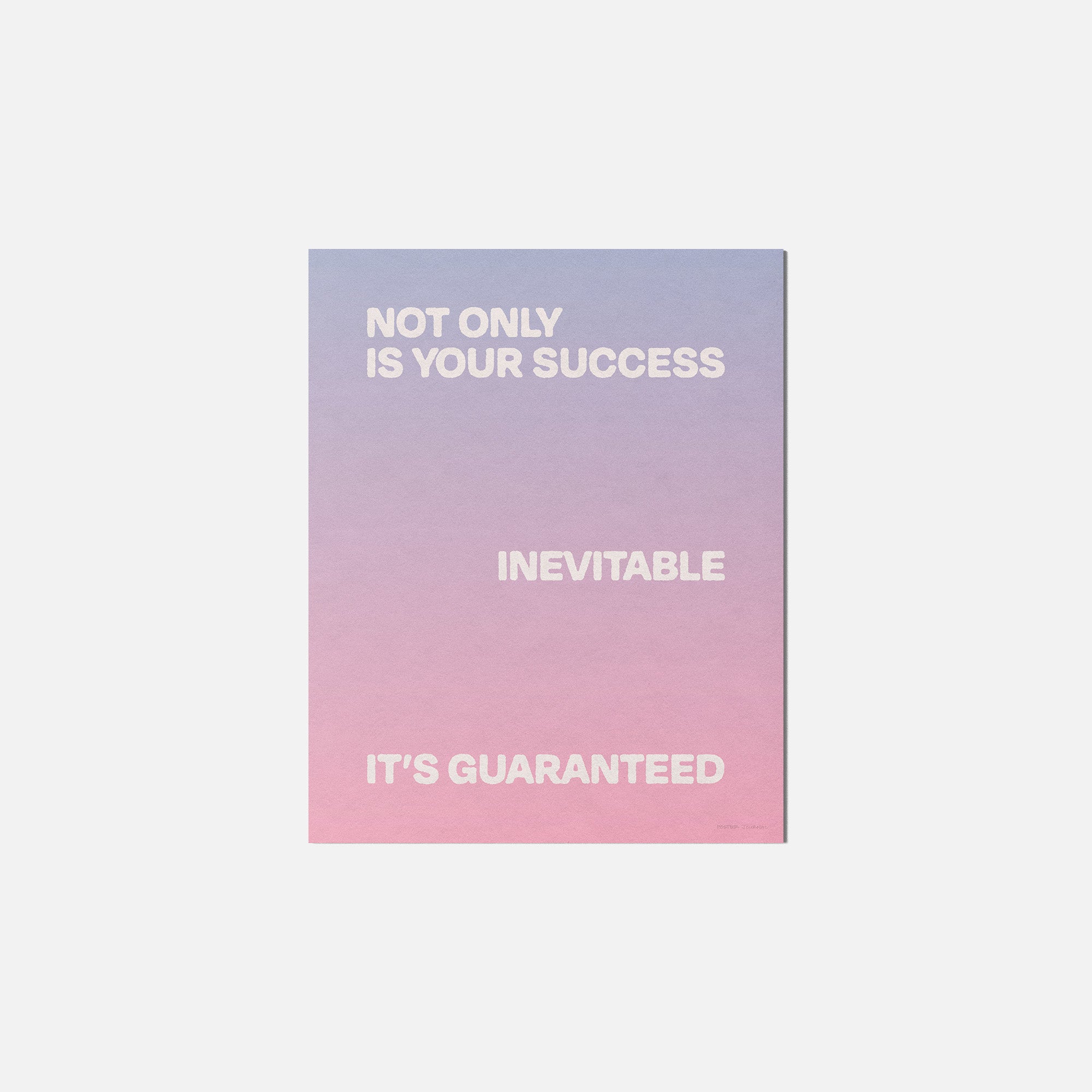GUARANTEED PRINT