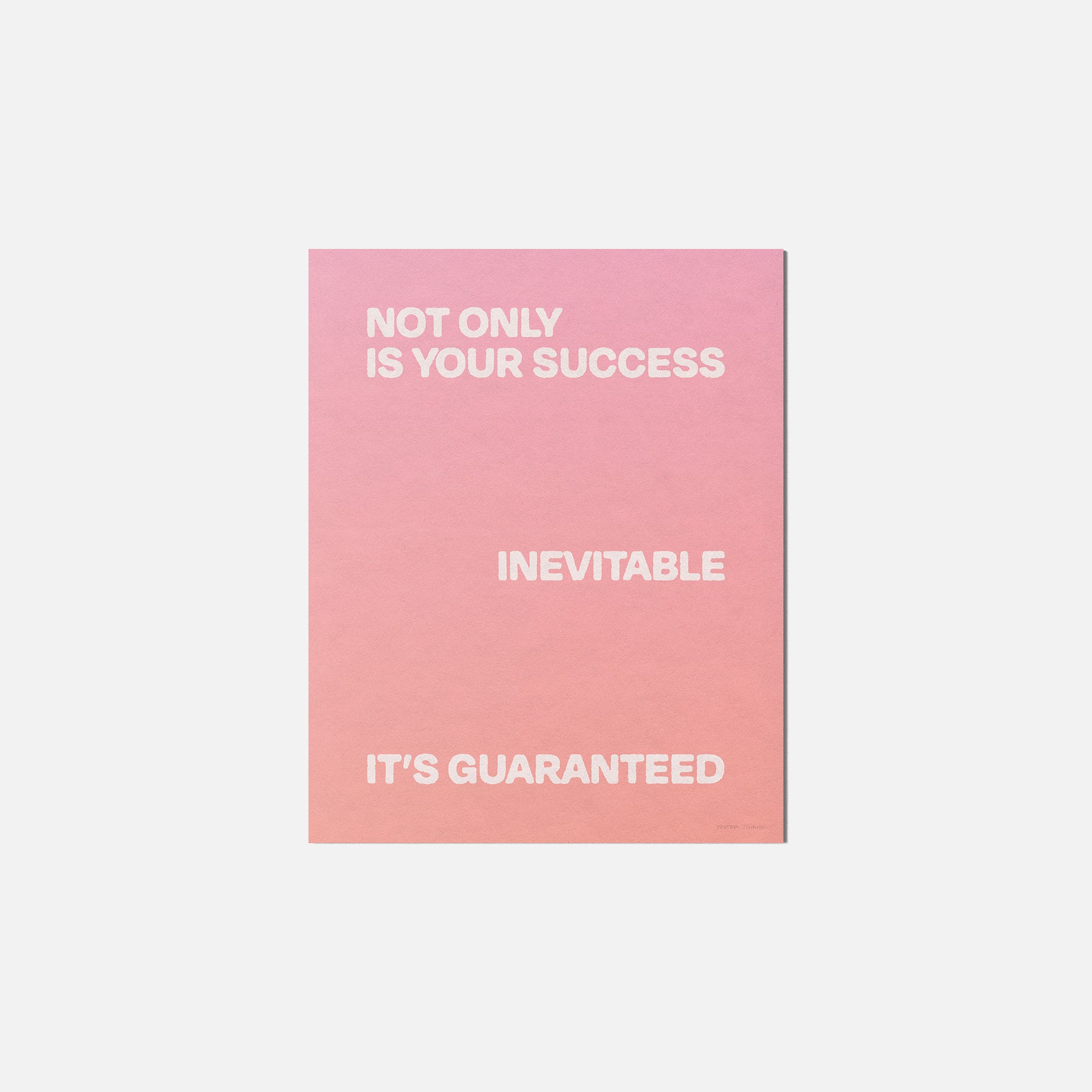 GUARANTEED PRINT