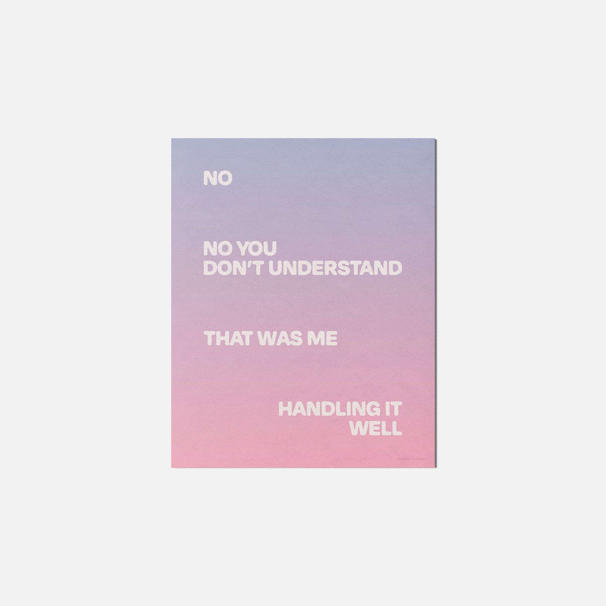 HANDLING PRINT