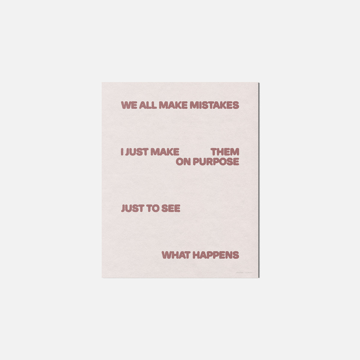 HAPPENS PRINT