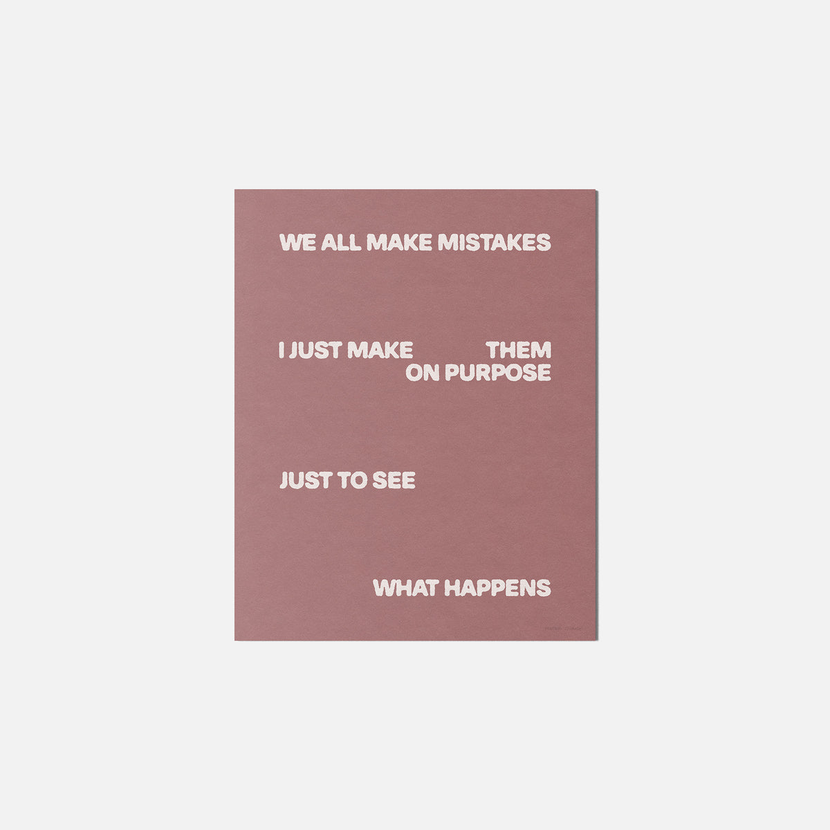 HAPPENS PRINT