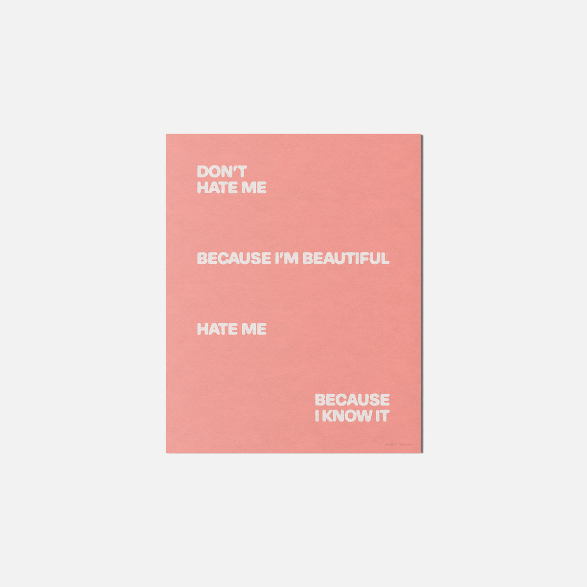 HATE PRINT
