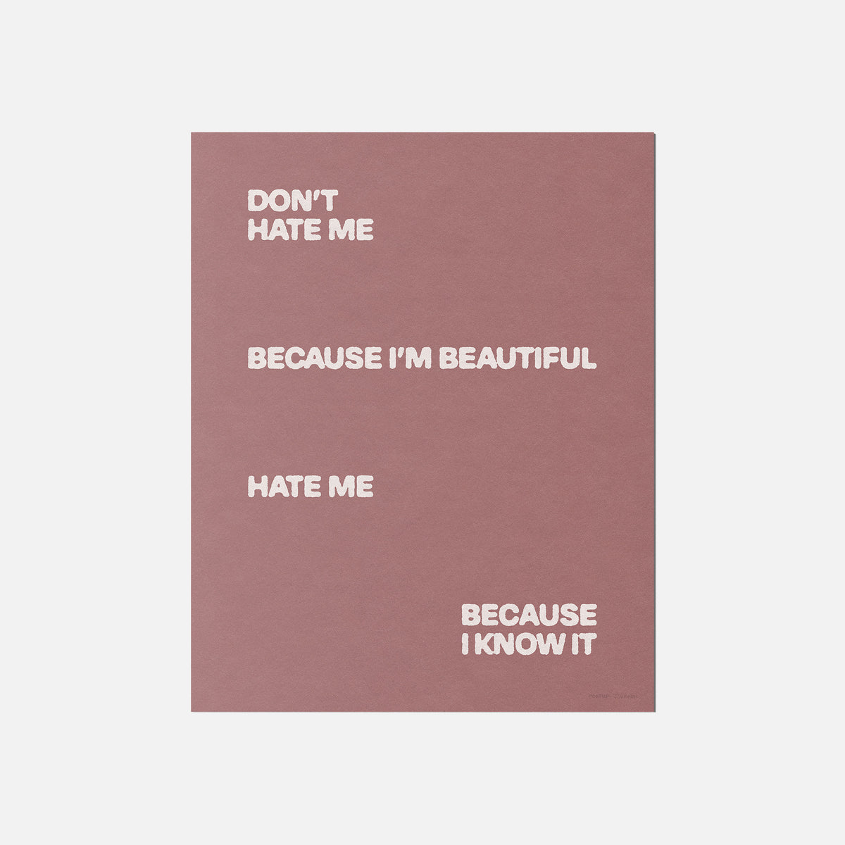 HATE PRINT