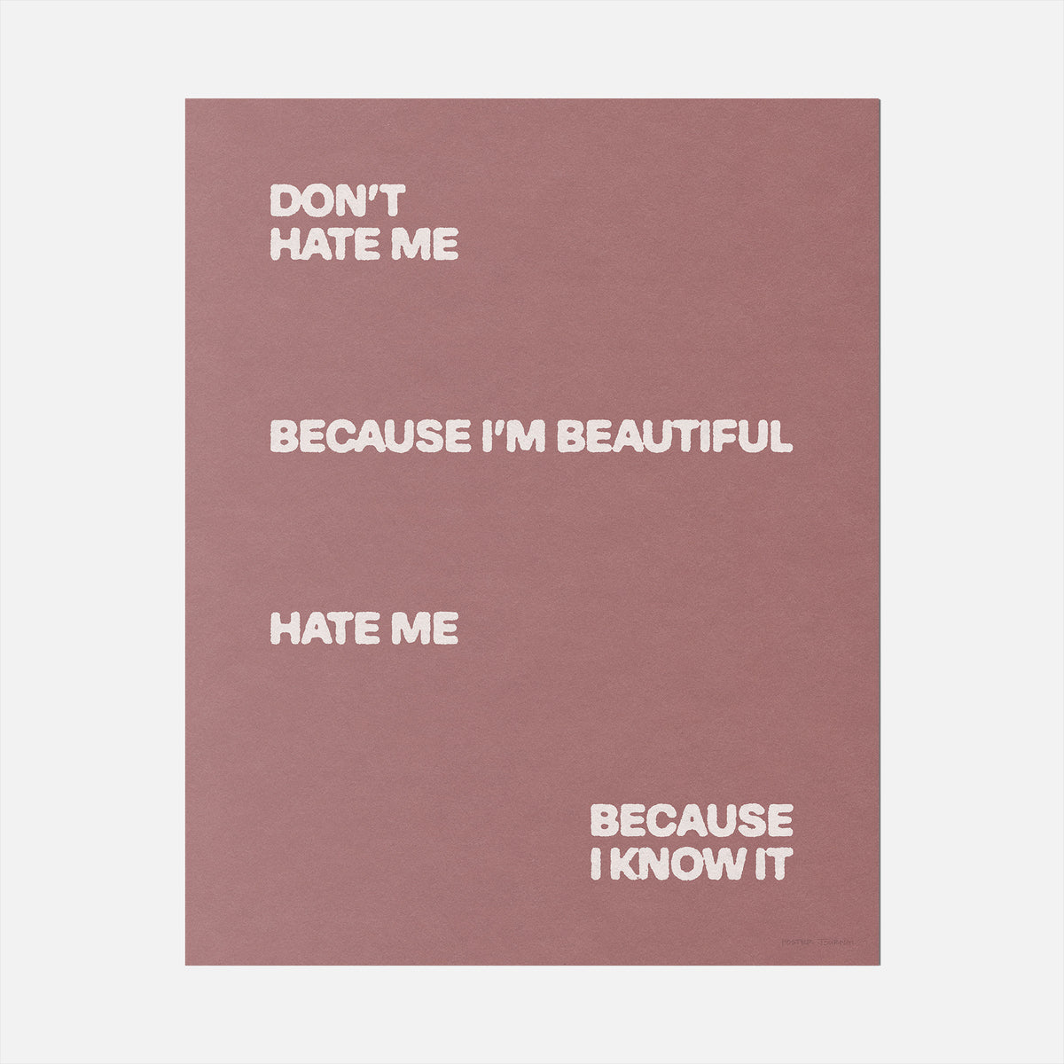 HATE PRINT