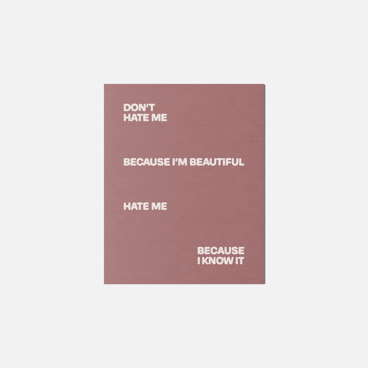 HATE PRINT