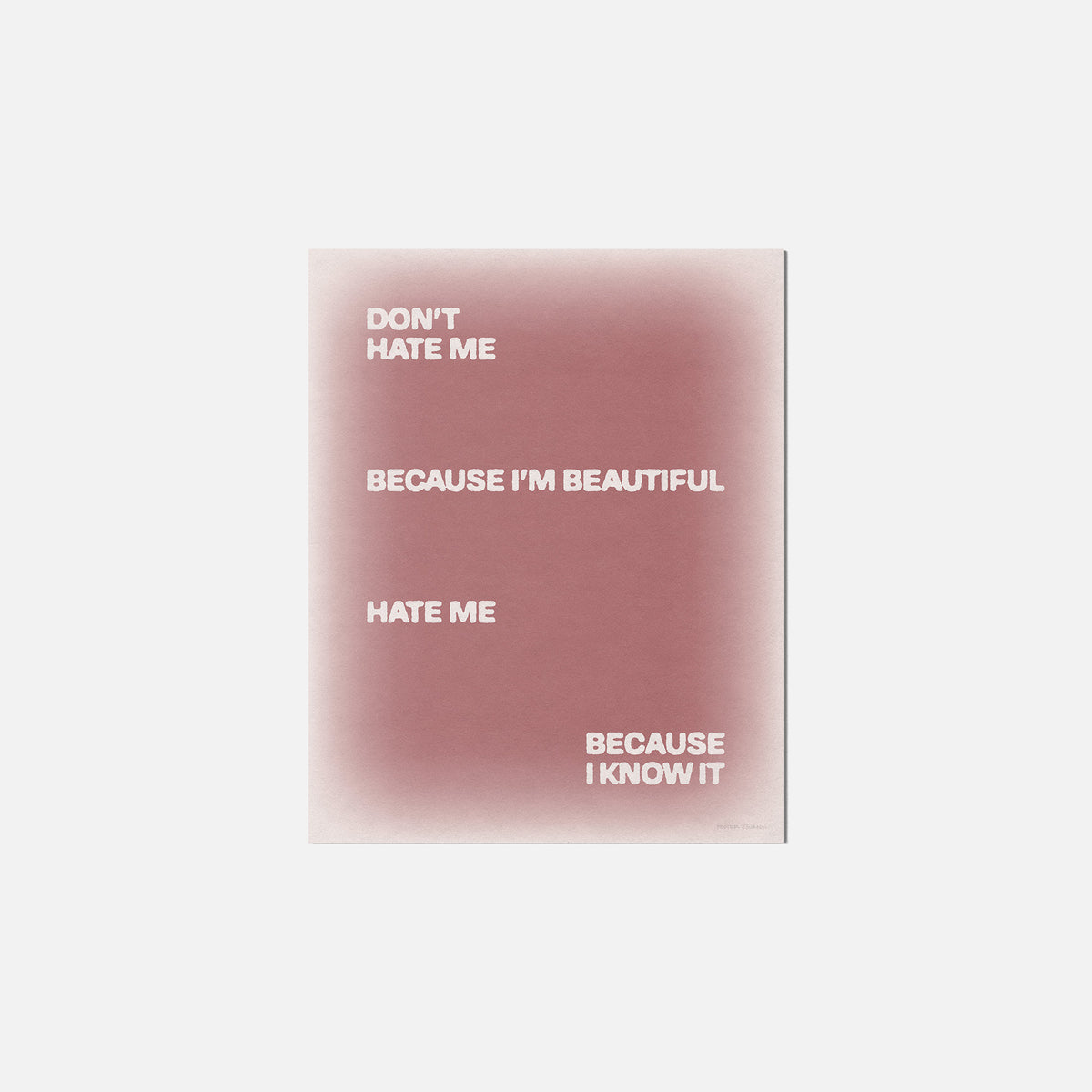 HATE PRINT