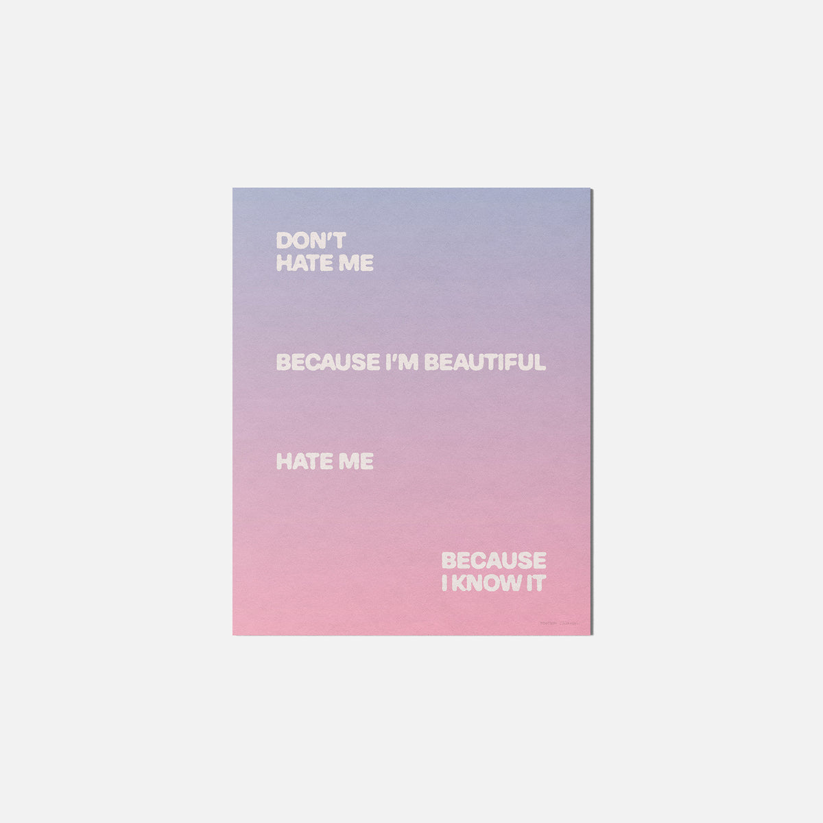 HATE PRINT