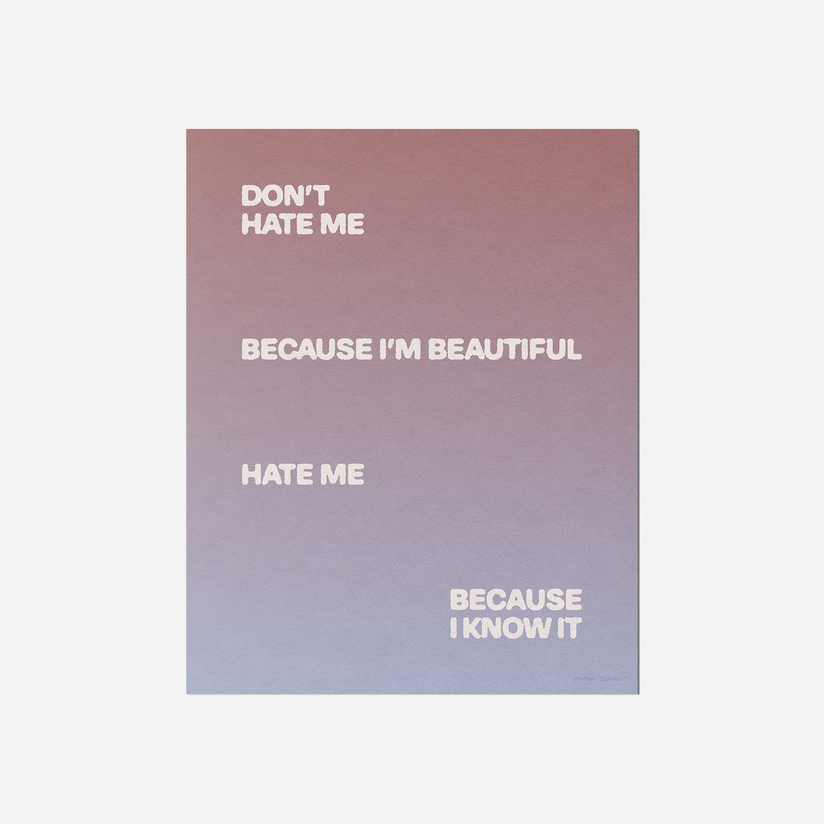 HATE PRINT