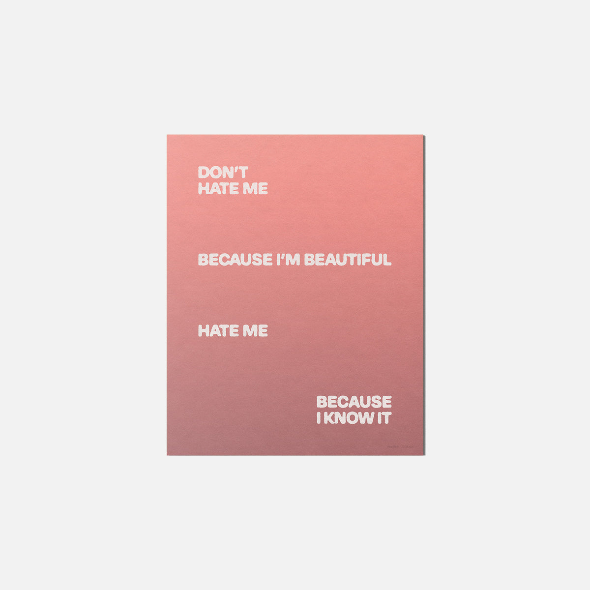 HATE PRINT