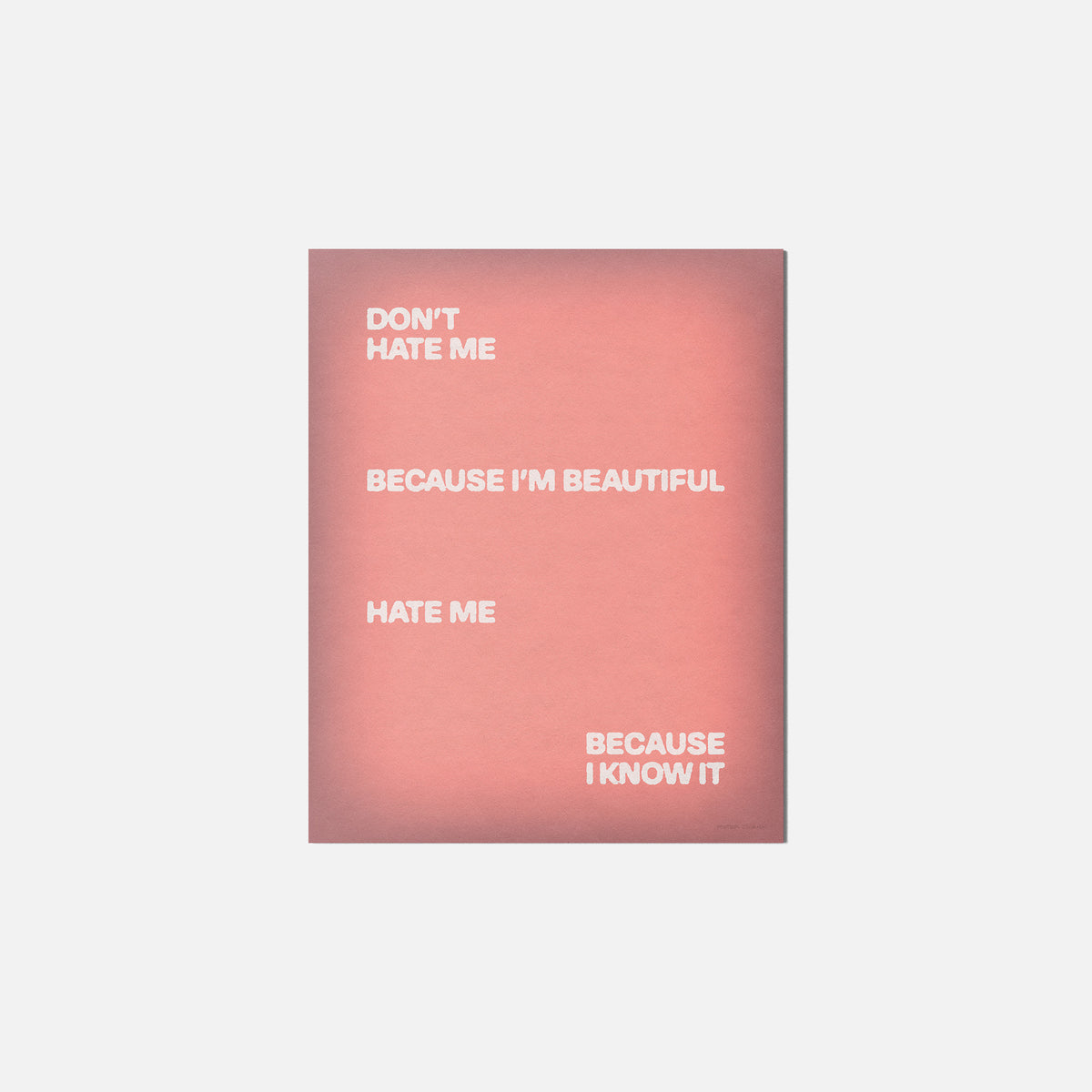 HATE PRINT