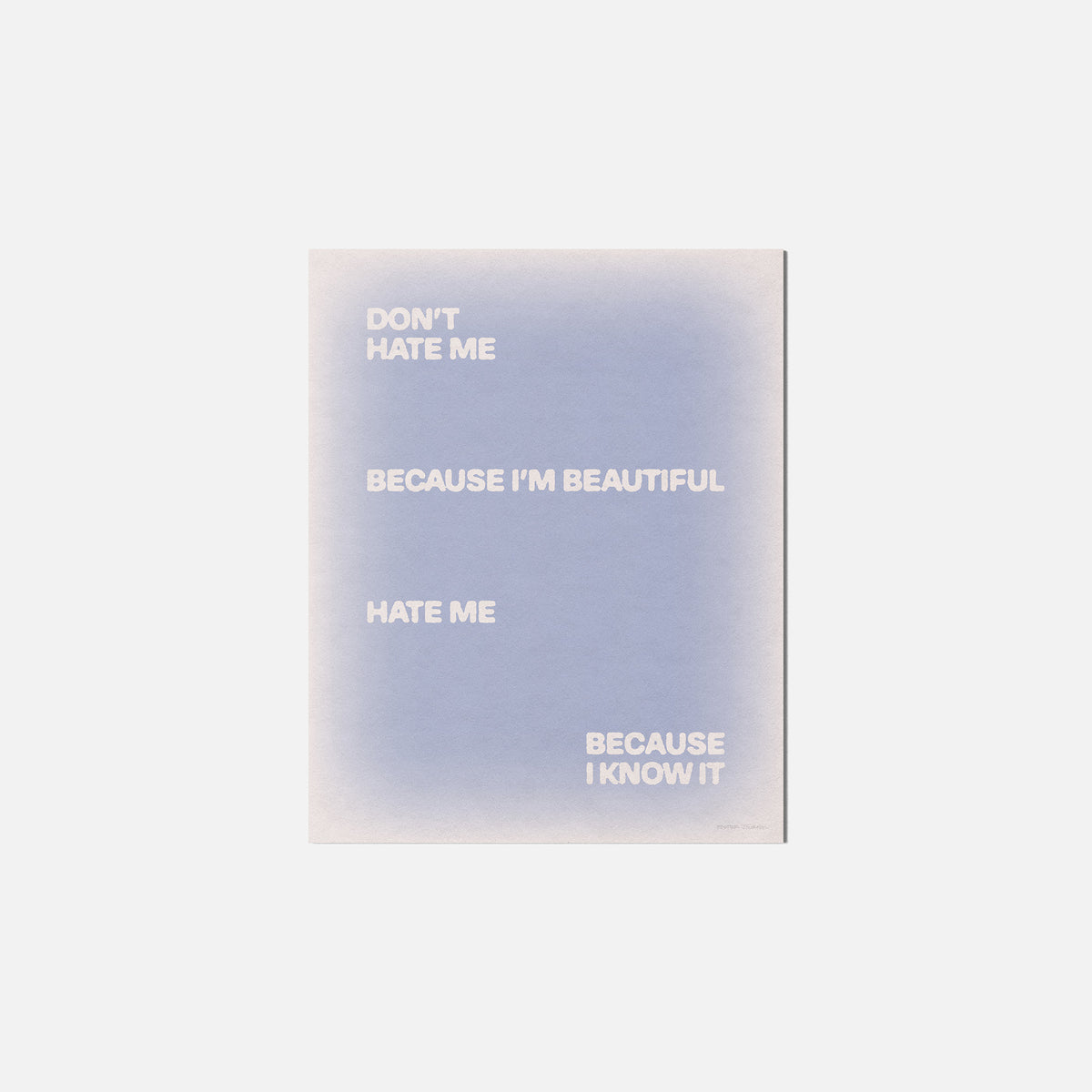 HATE PRINT