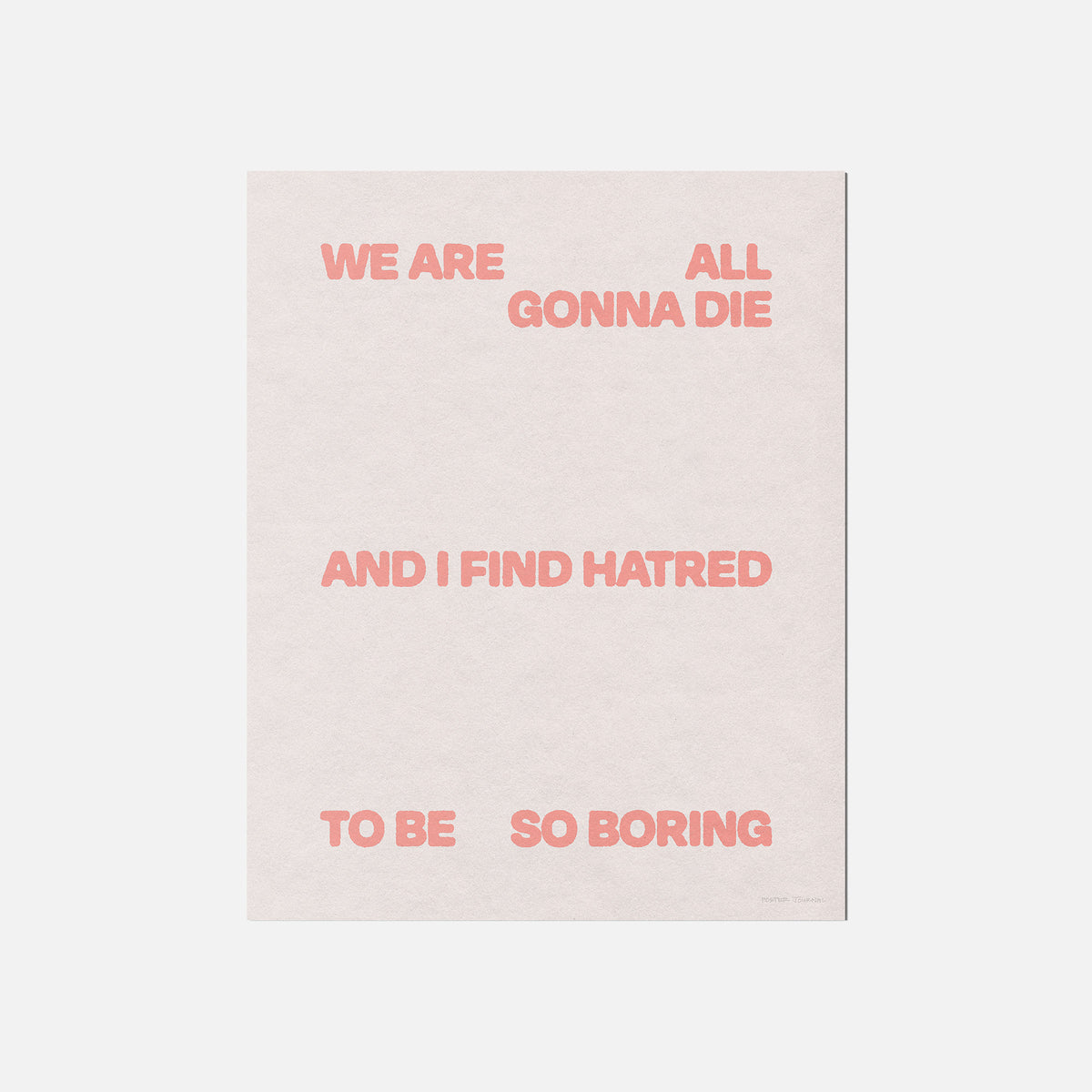 HATRED PRINT